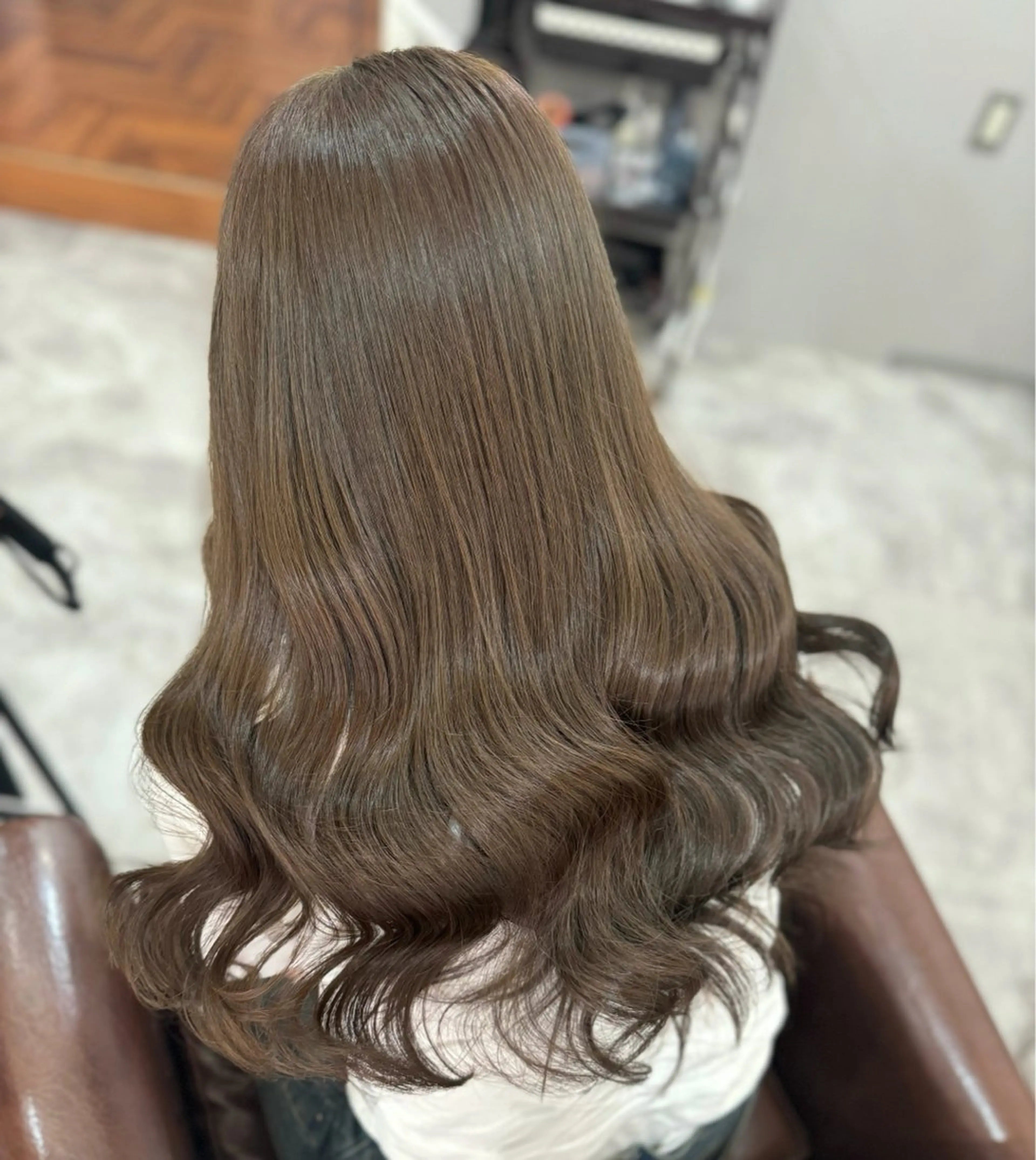 【透明感No.1】カット+ブリーチなしダブルカラー+トリートメントの写真