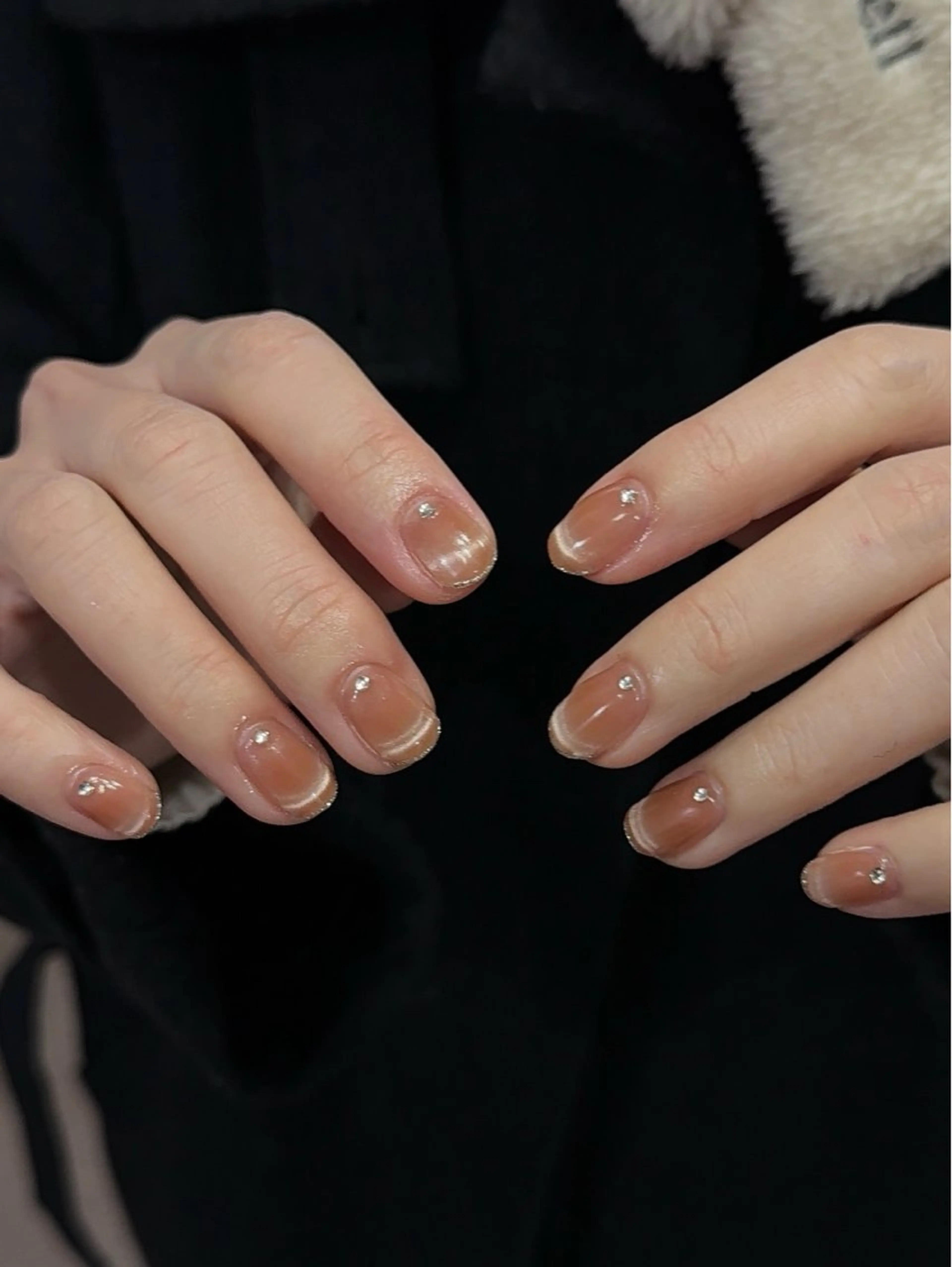 ネイル ラメ(グリッター) ハンドネイル Nail salon K　momoのネイルデザイン