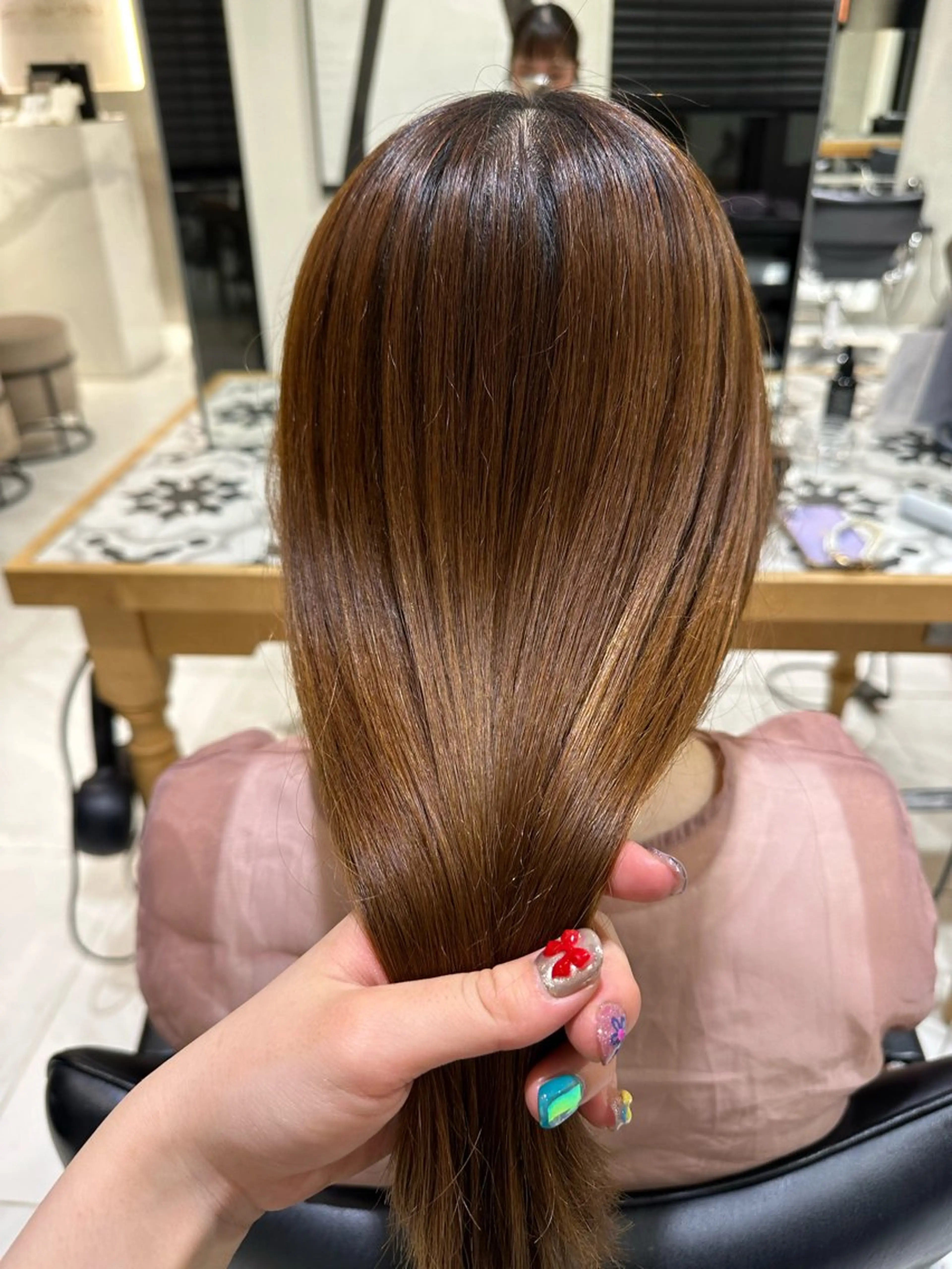 ロング 縮毛矯正 トリートメント ヘッドスパ 艶髪/ロングモデル 募集🫧terukaのヘアスタイル