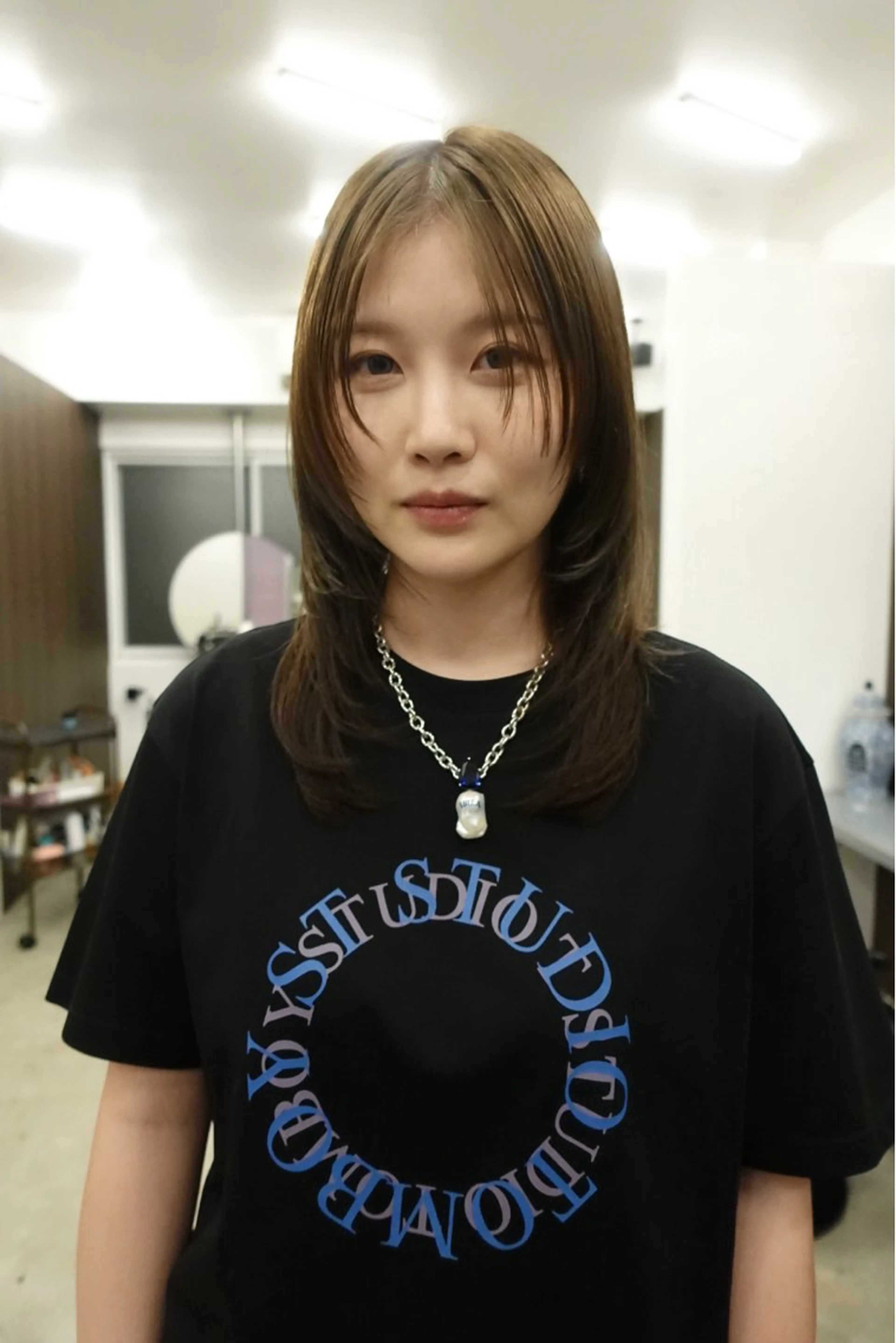 セミロング レイヤーカット 広美◎ <hiromi>のヘアスタイル