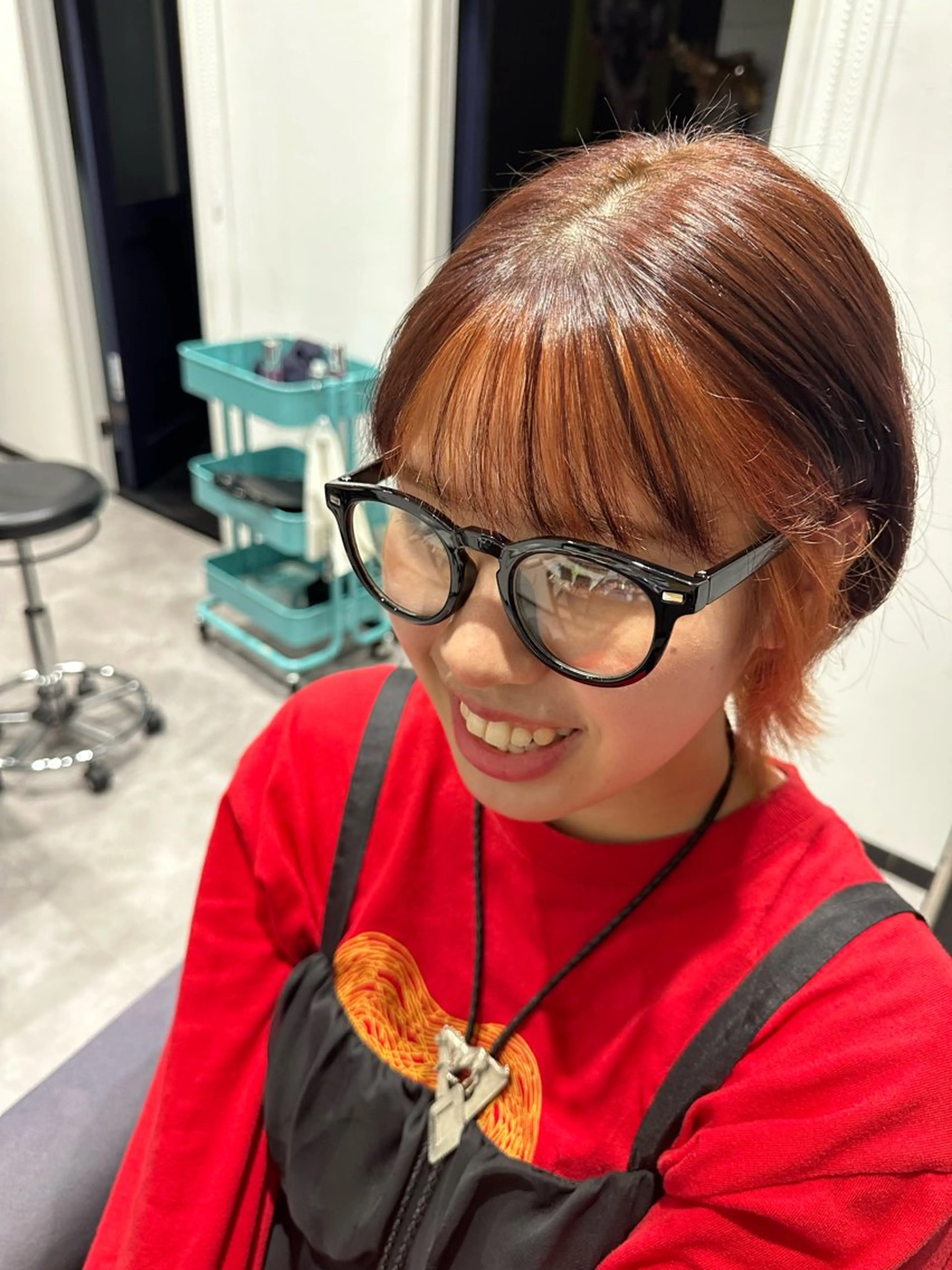 ミディアム ミストバング 稲本麻衣 【韓国ヘア】のヘアスタイル