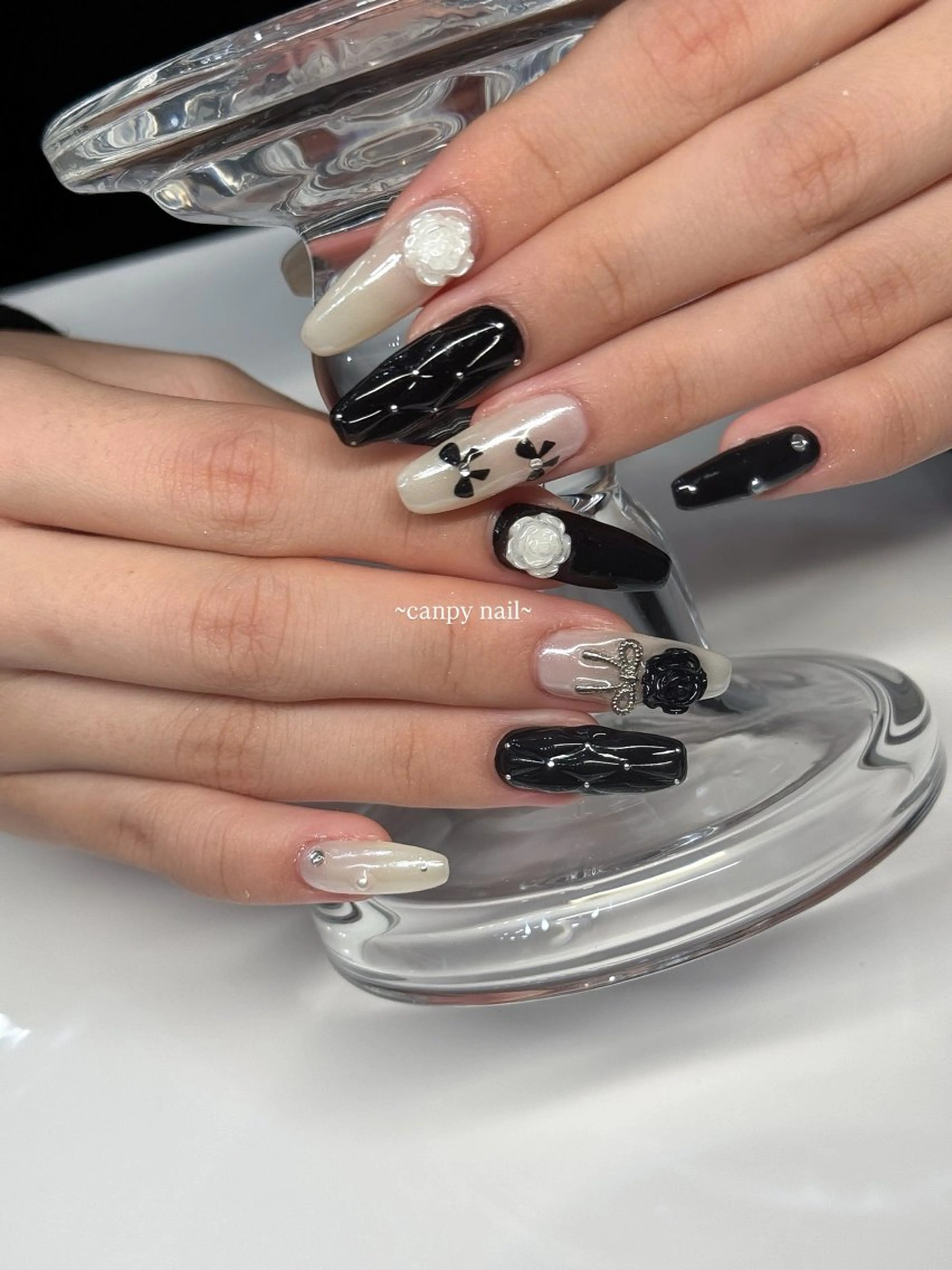 ネイル ハンドネイル 韓国ネイル/ワンホン ネイル🎀表参道3分のネイルデザイン