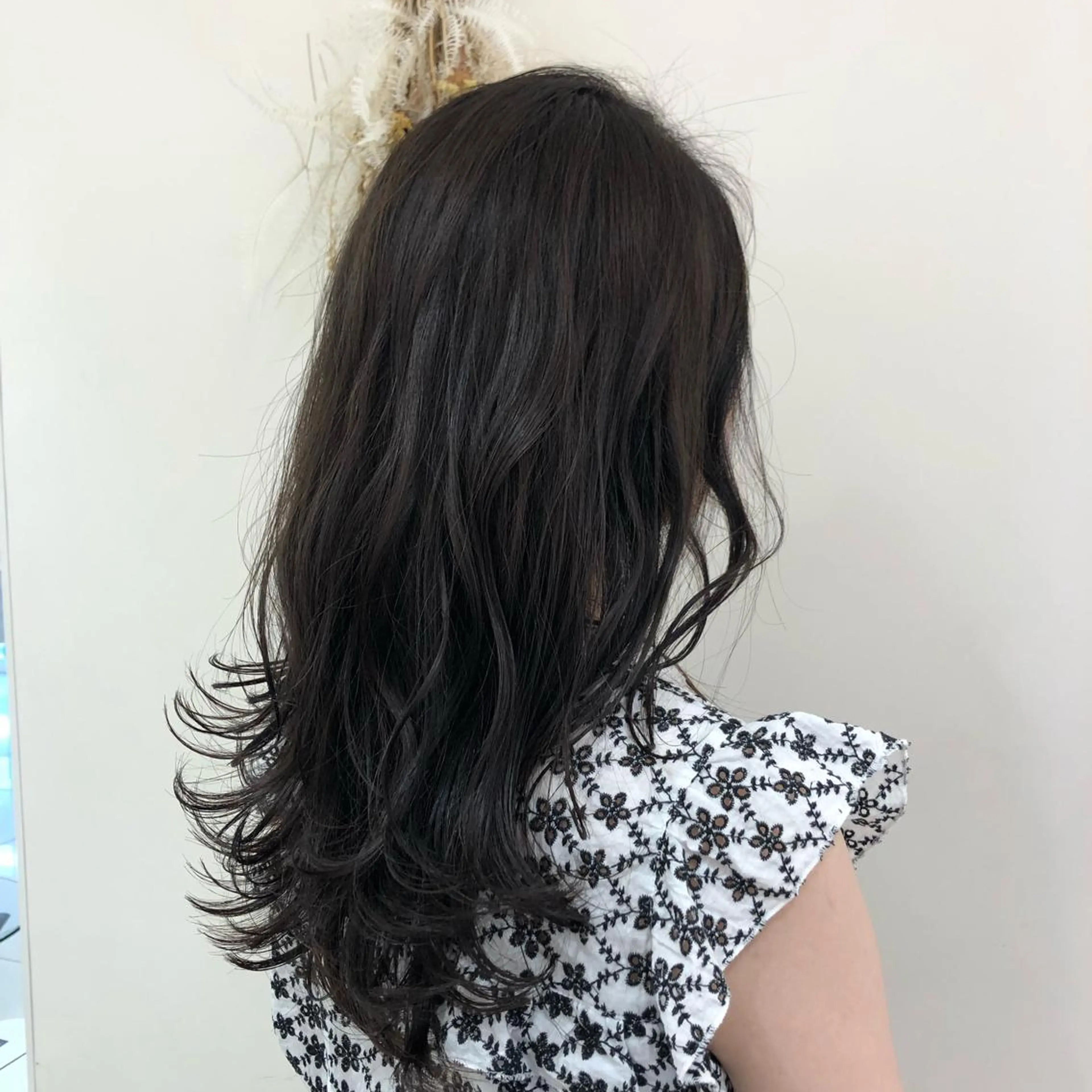 ロング カラー グレージュ トリートメント 【髪質改善】 梅田　聡のヘアスタイル