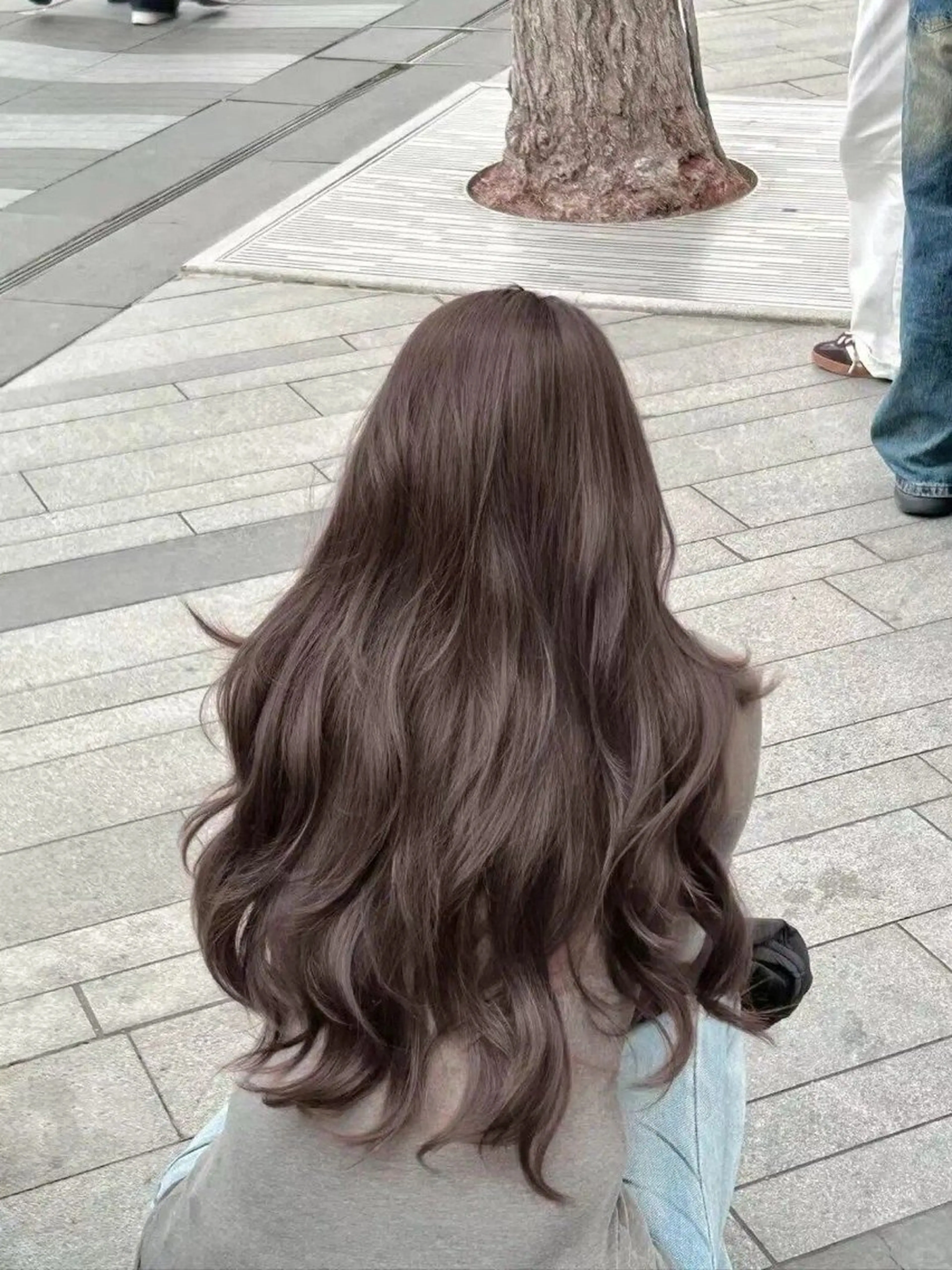 ロング カラー ヘアカラー mao⭐️ 透明感カラー‎⭐️のヘアスタイル