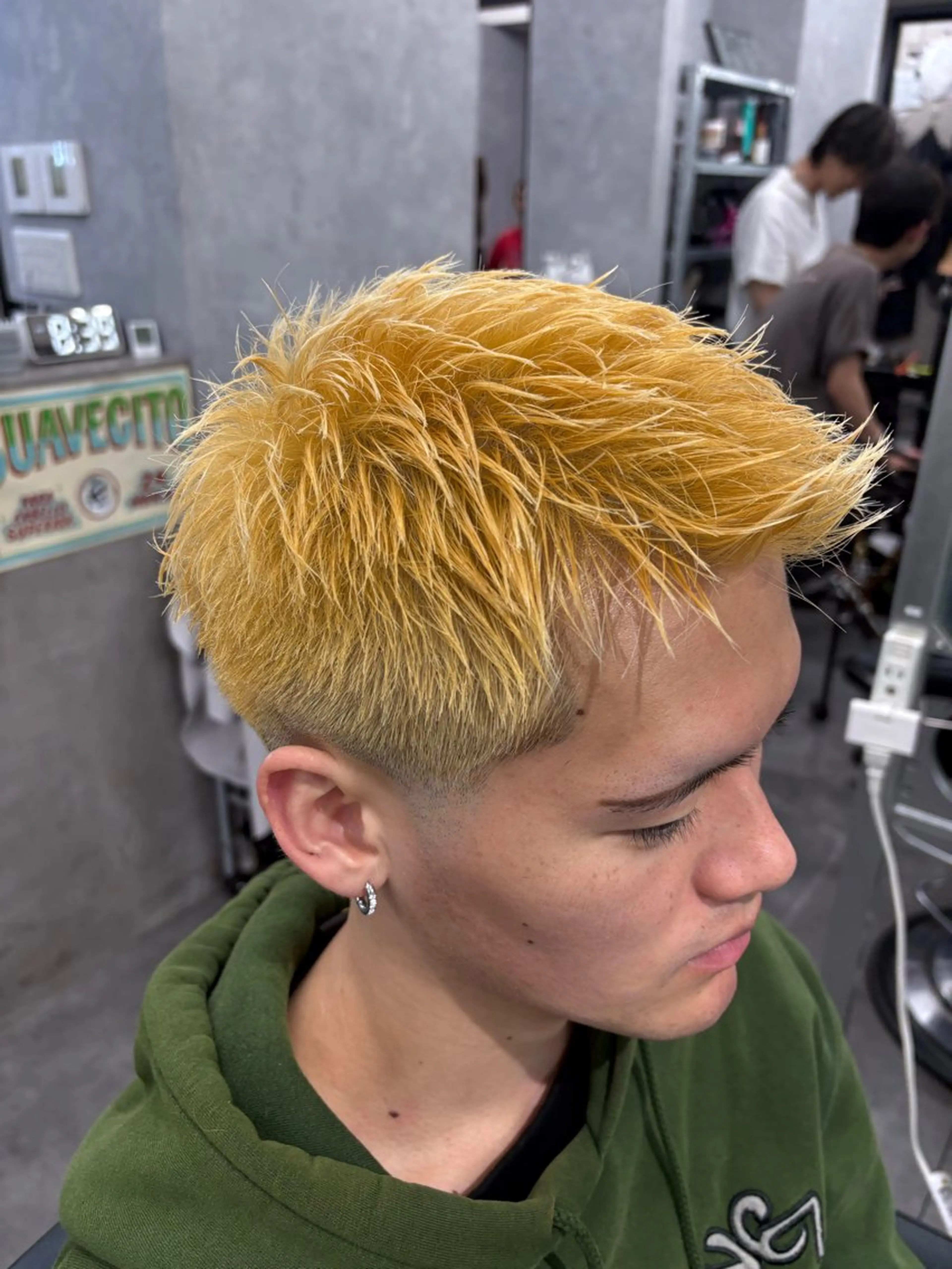 ショート メンズ カット パーマ 本間 颯太のヘアスタイル