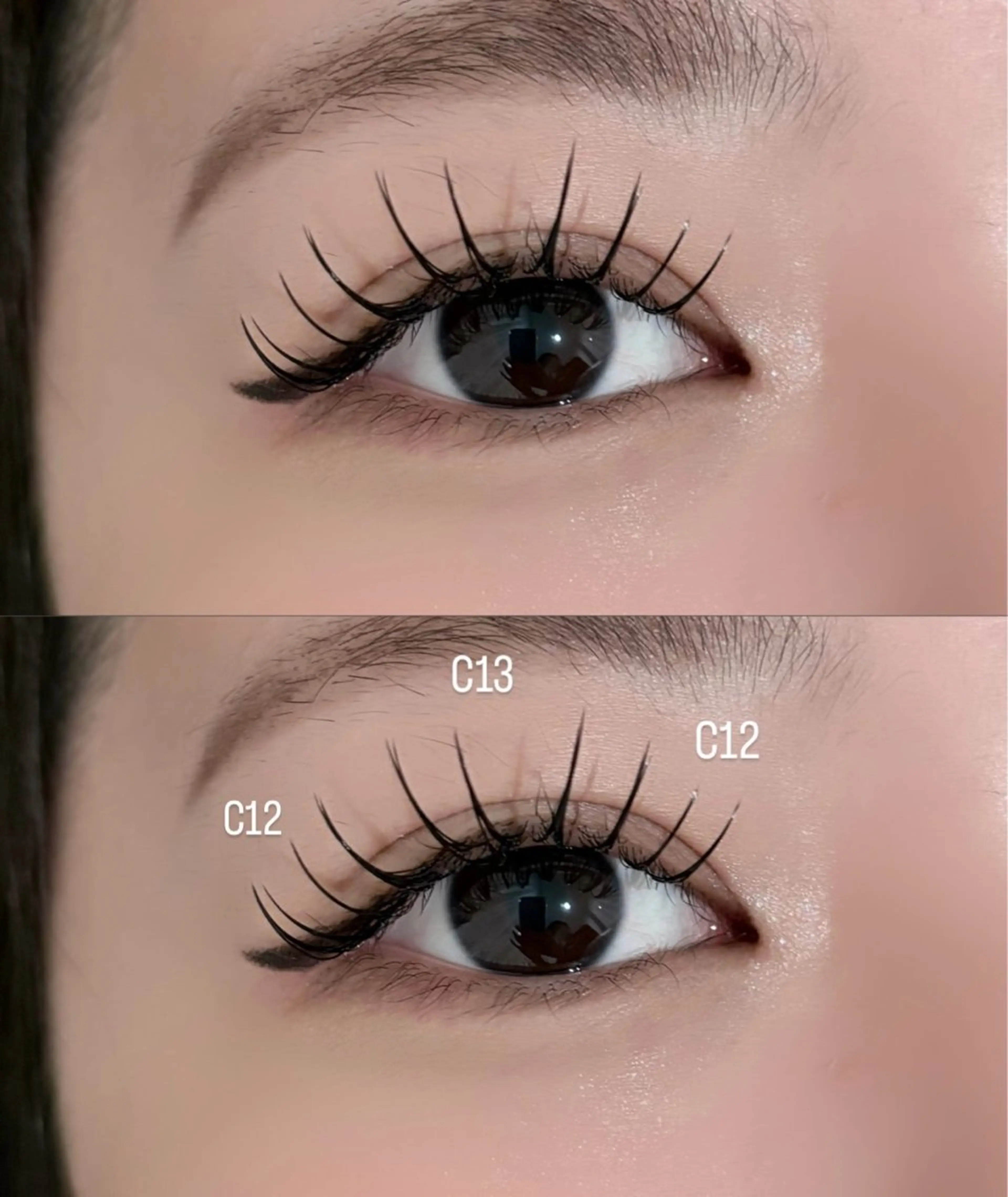 マツエク・マツパ フラットラッシュ meRK manamiのマツエク・マツパデザイン