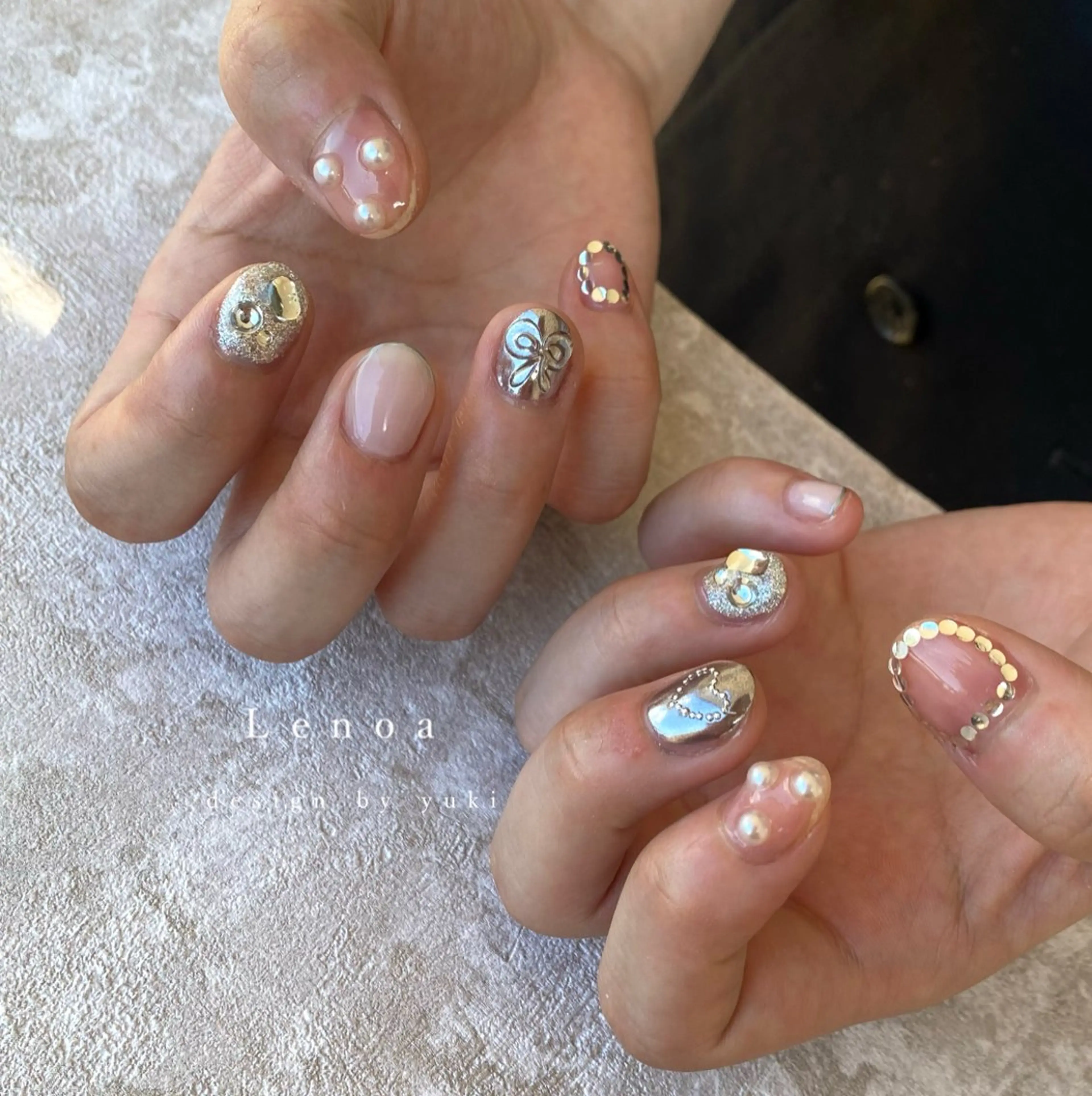 ネイル ハンドネイル Lenoa Yukiのネイルデザイン