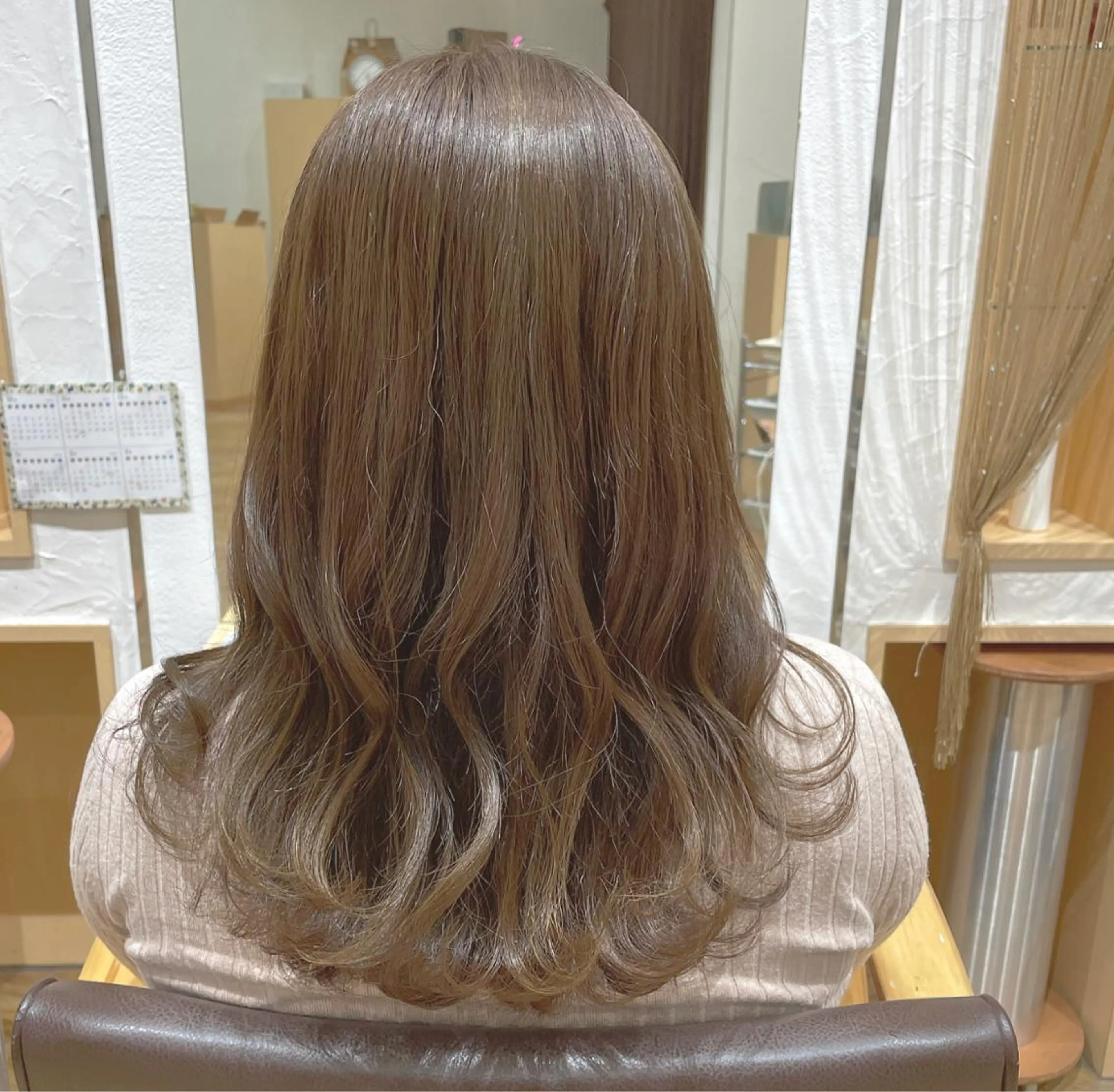 ミディアム カラー FELICE of hair 田口千尋のヘアスタイル