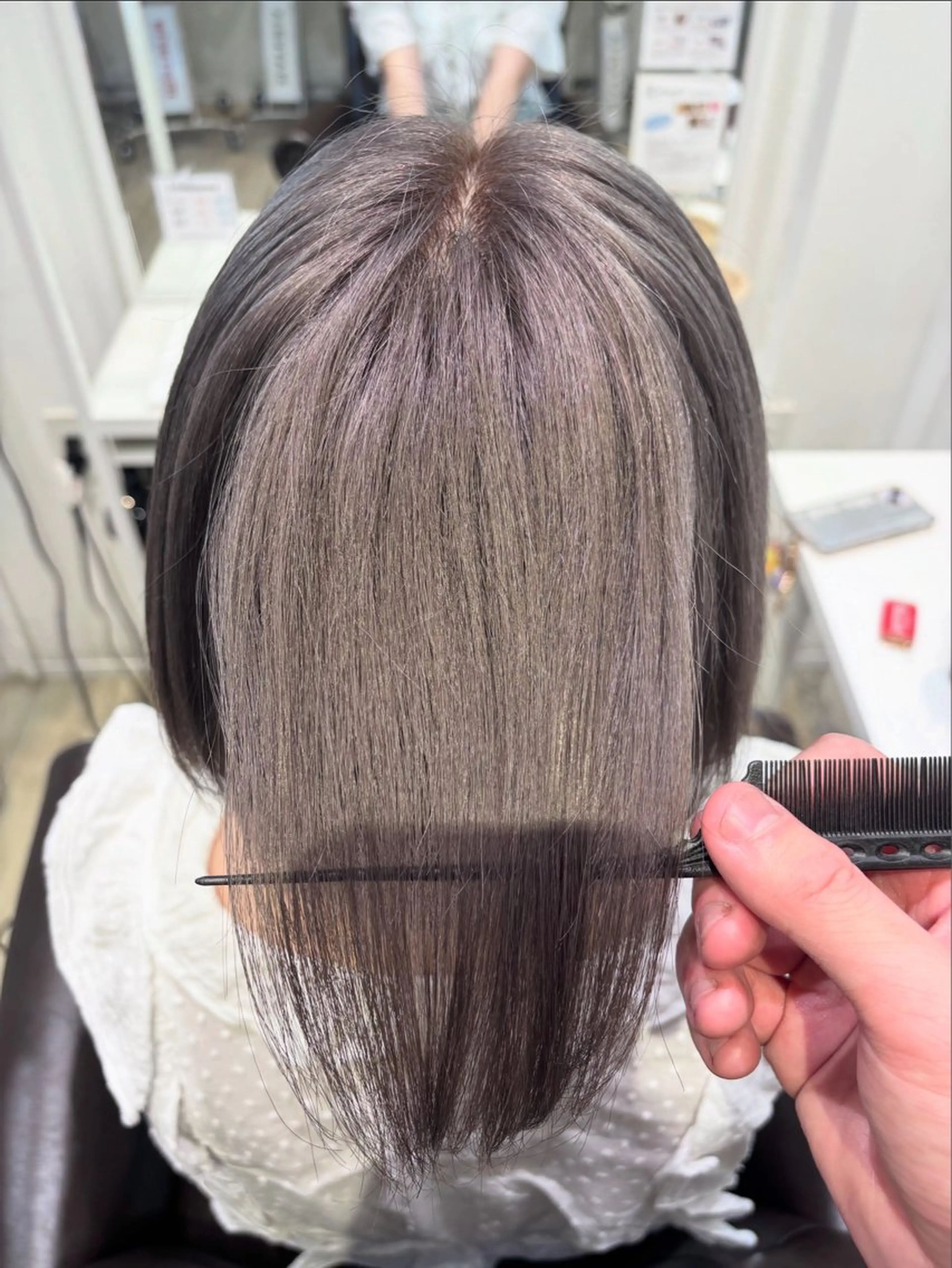 【圧倒的透明感】カット＋ブリーチ有りダブルカラー＋コーティングトリートメントの写真