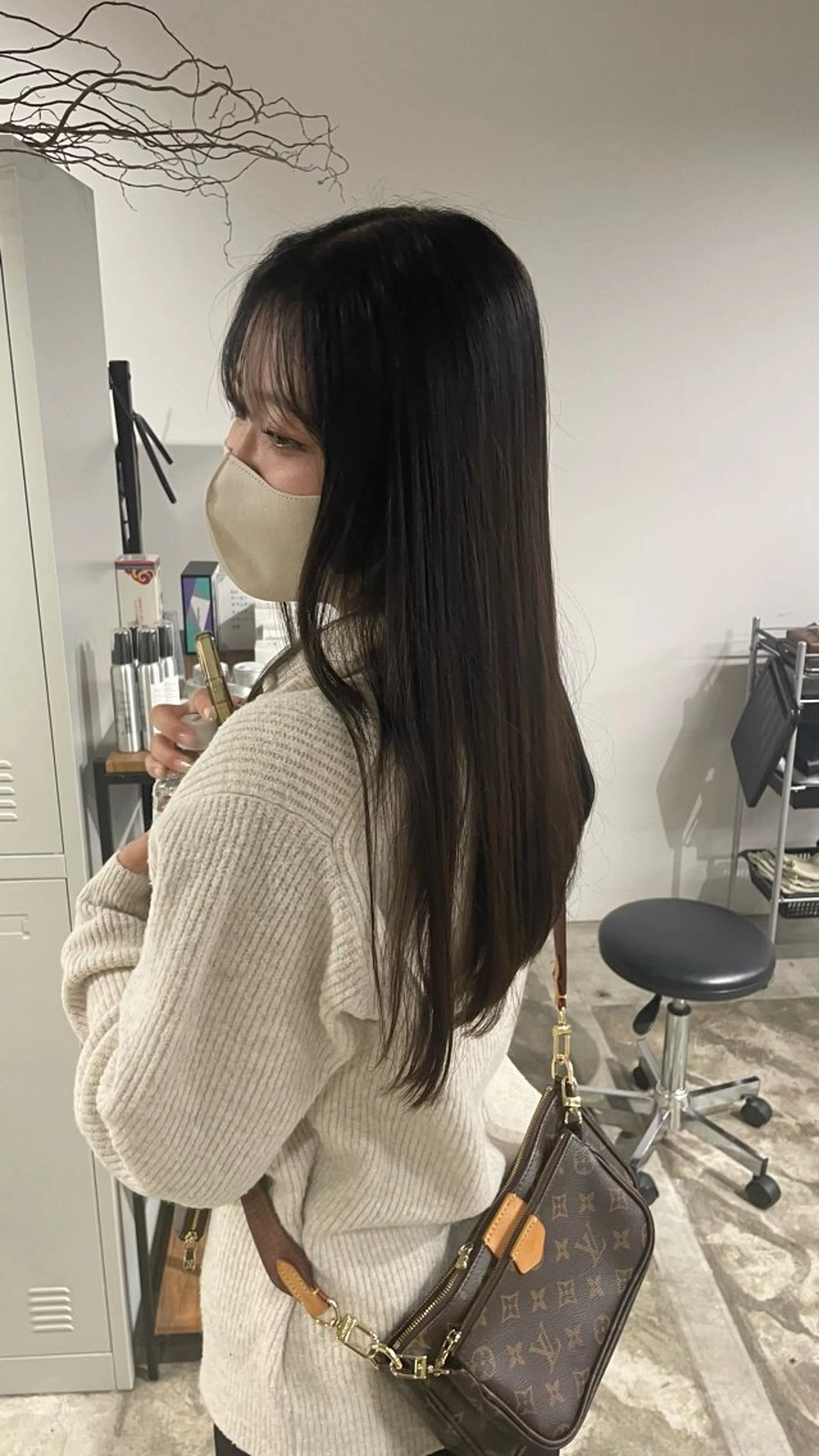 ロング カラー 似合わせカット 山本 彩美香のヘアスタイル