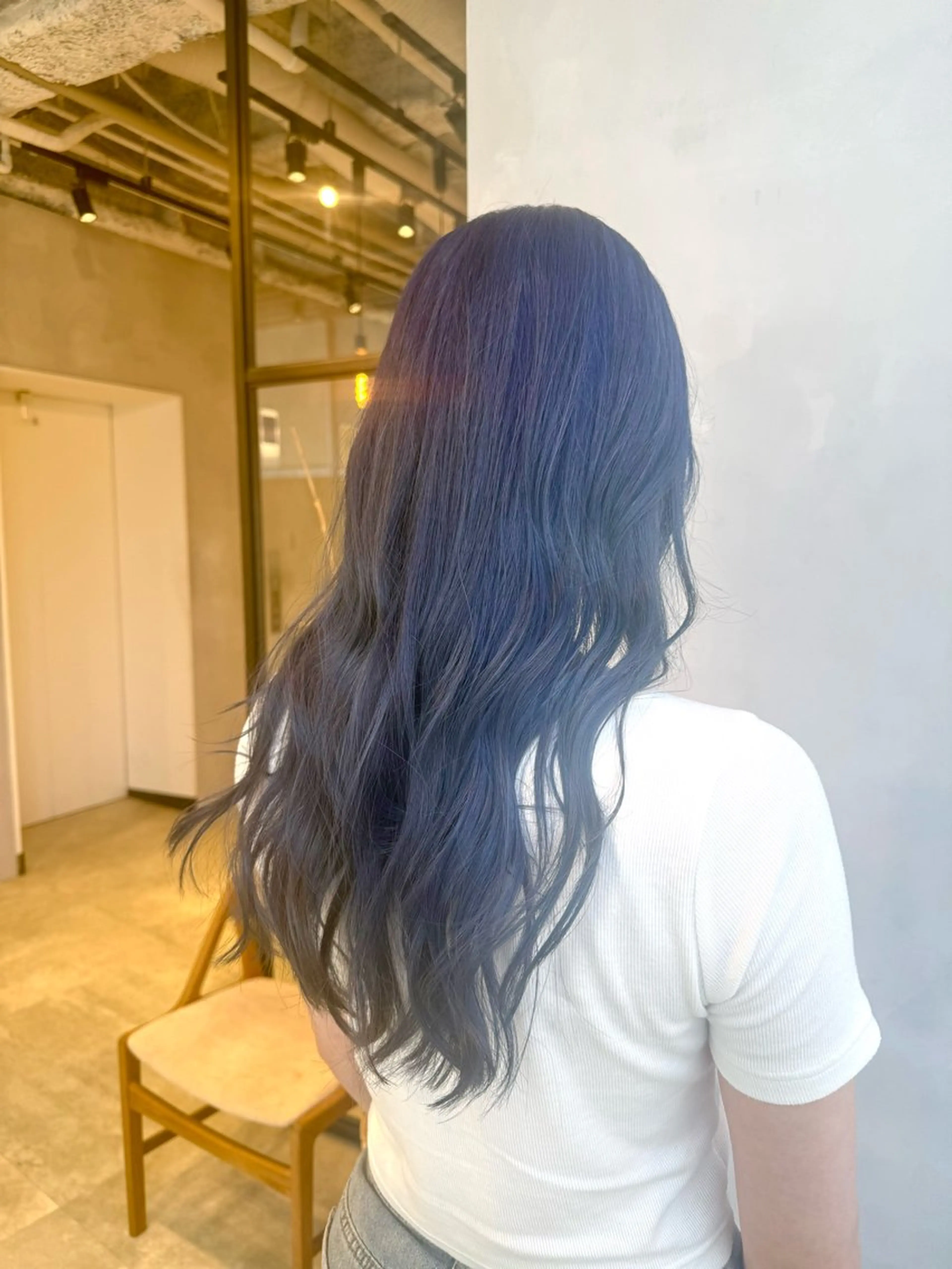 ロング カラー カット ヘアカラー ハイトーン/うる艶 カラー Mioのヘアスタイル