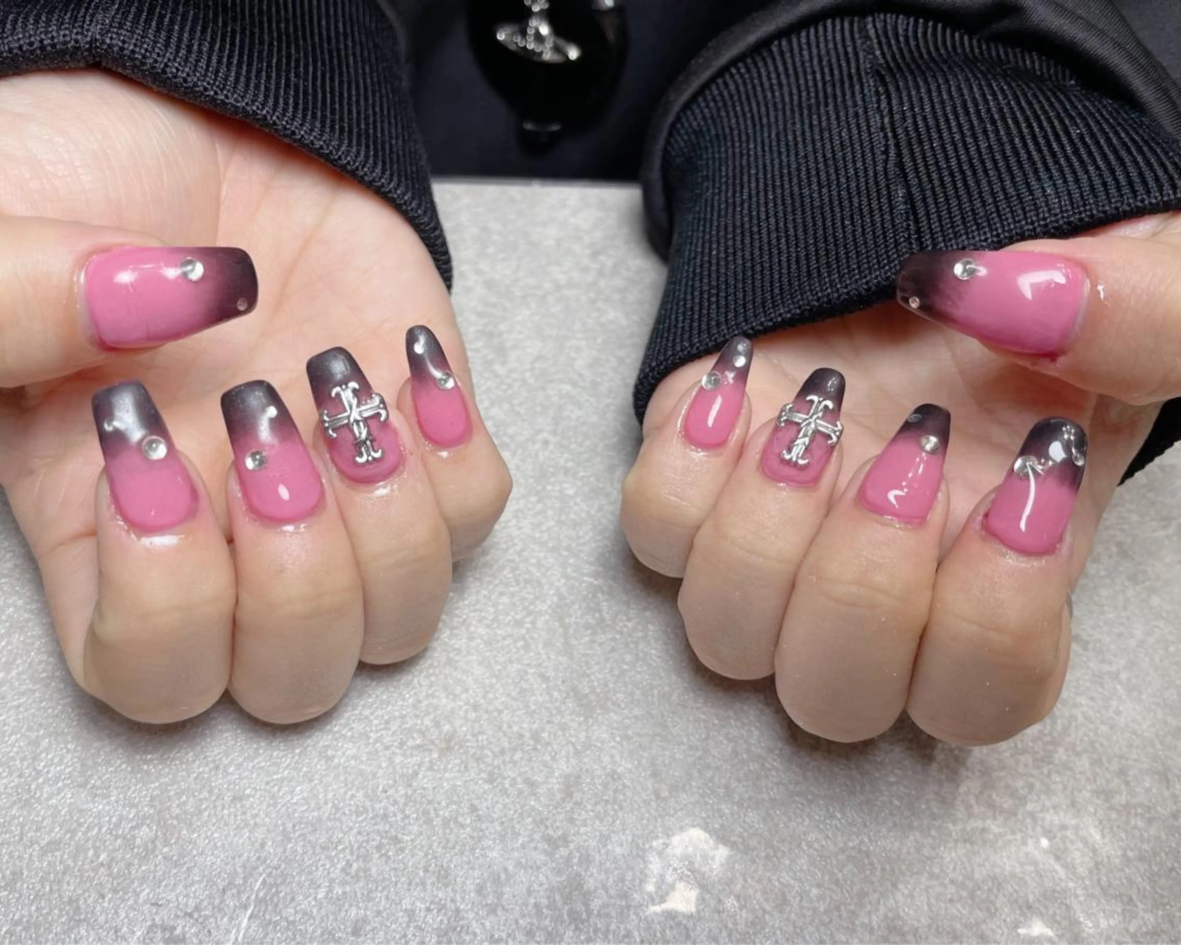 ネイル グラデーション ハンドネイル BLANC.nail yuuのネイルデザイン