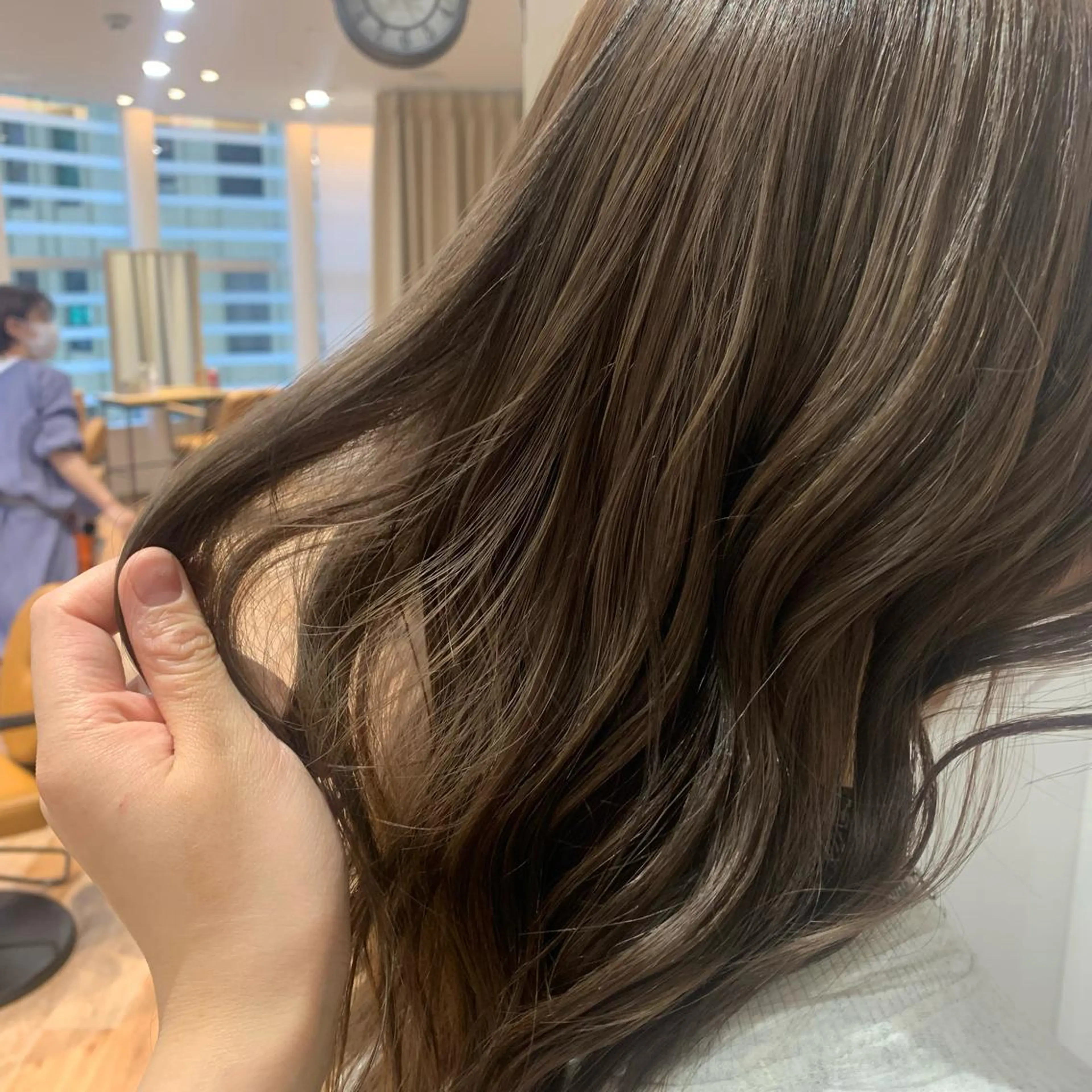 ロング GO TODAY シェアサロン 銀座Arc店所属・デジタルパーマ🫧 韓国風ヘア🫧サクラのヘアスタイル