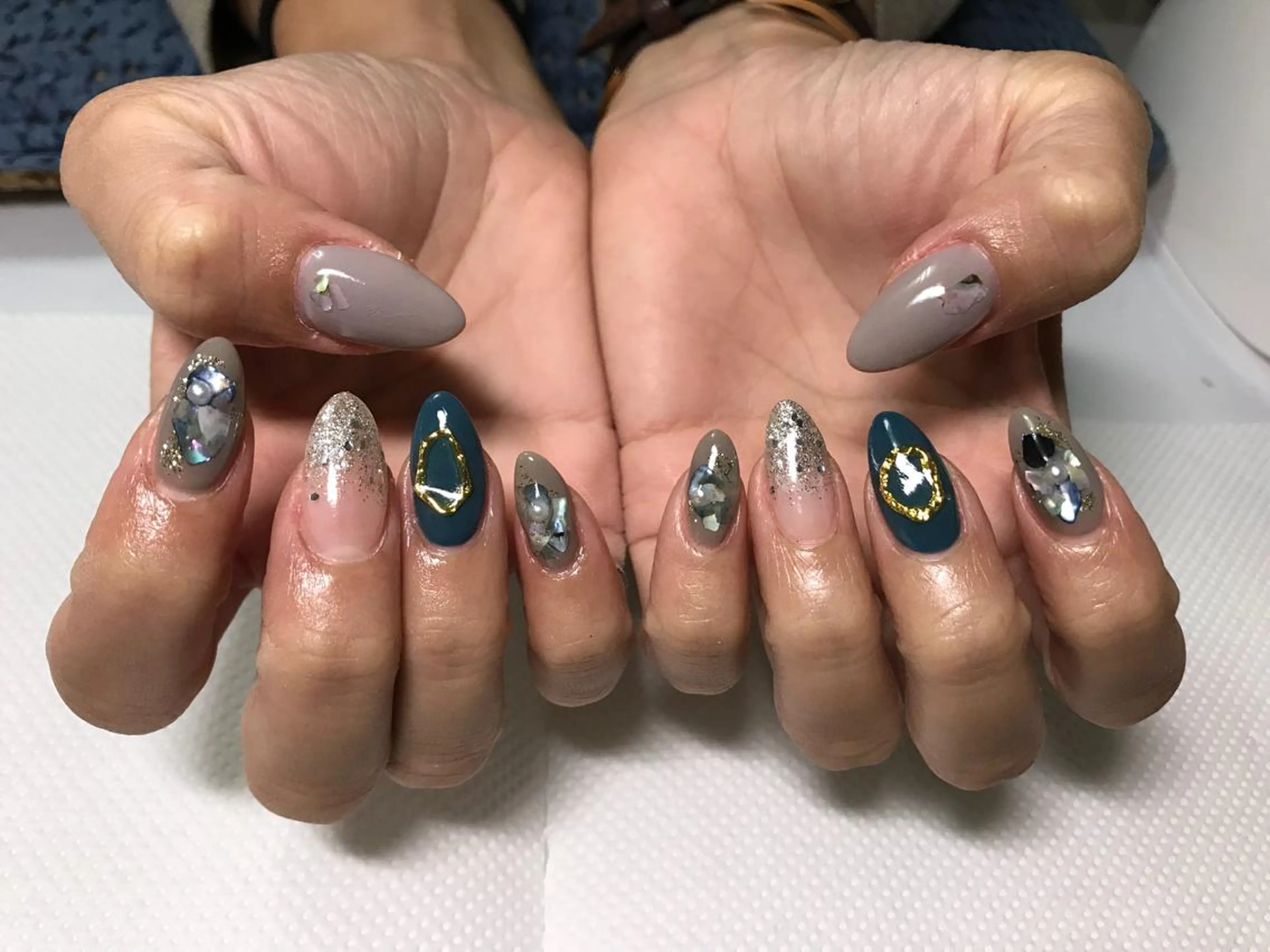 ネイル フットネイル シンプルネイル 冬ネイル nail fufla ♡yamane♡のネイルデザイン