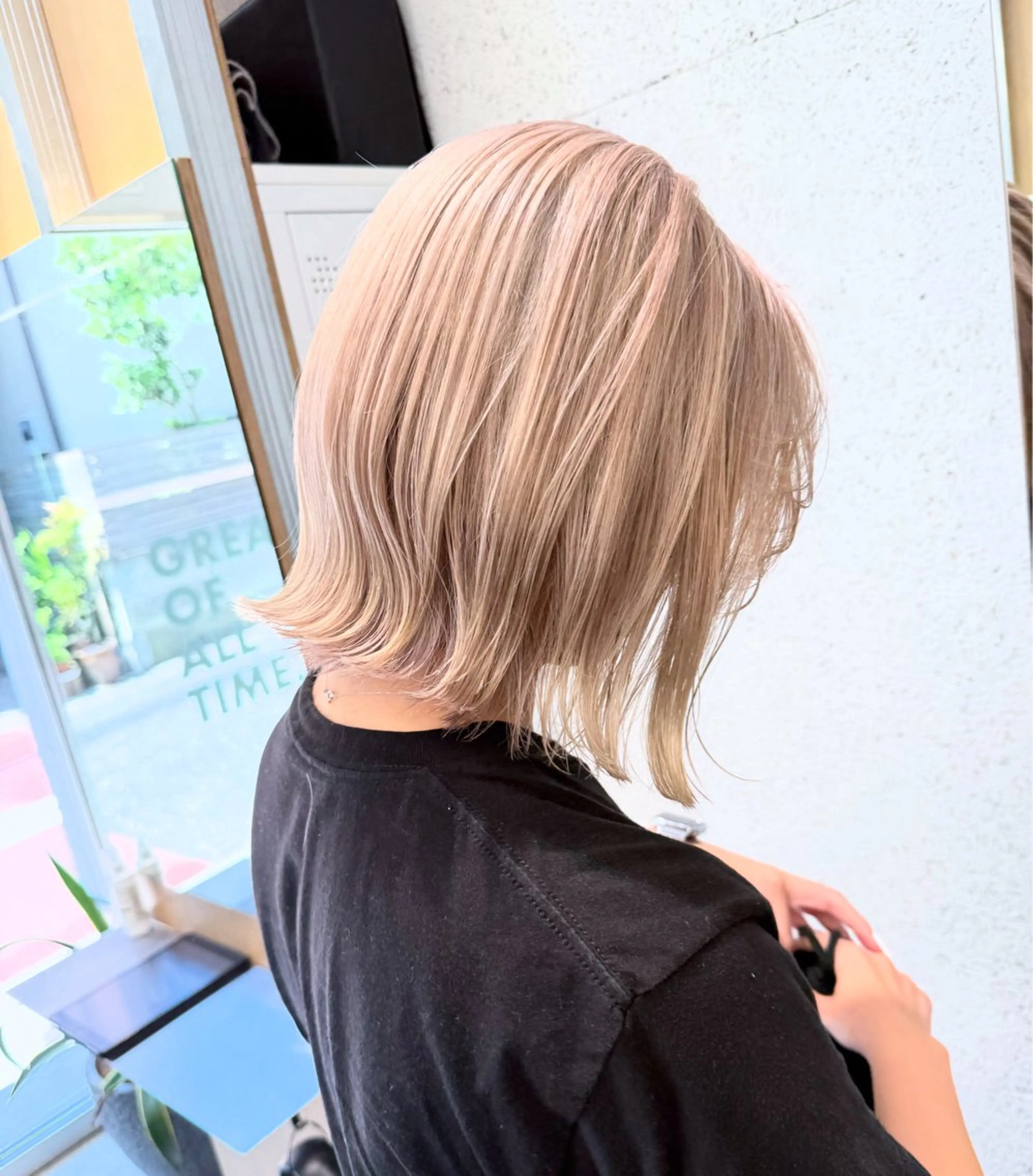 ミディアム ヘアカラー GOAT_茅ヶ崎 キシ サクラのヘアスタイル