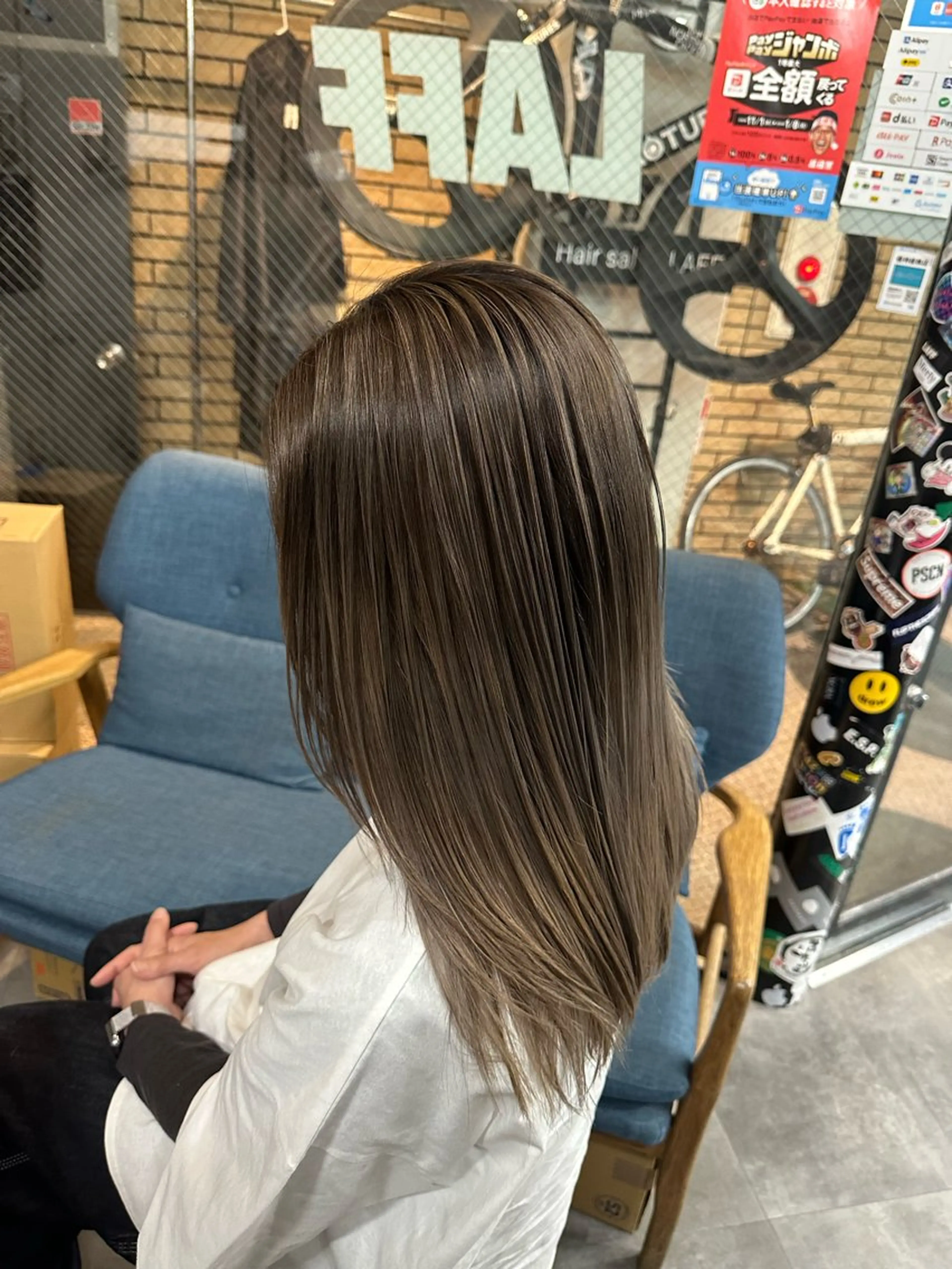 セミロング 剣太郎カットモデル 10㎝カット募集中のヘアスタイル