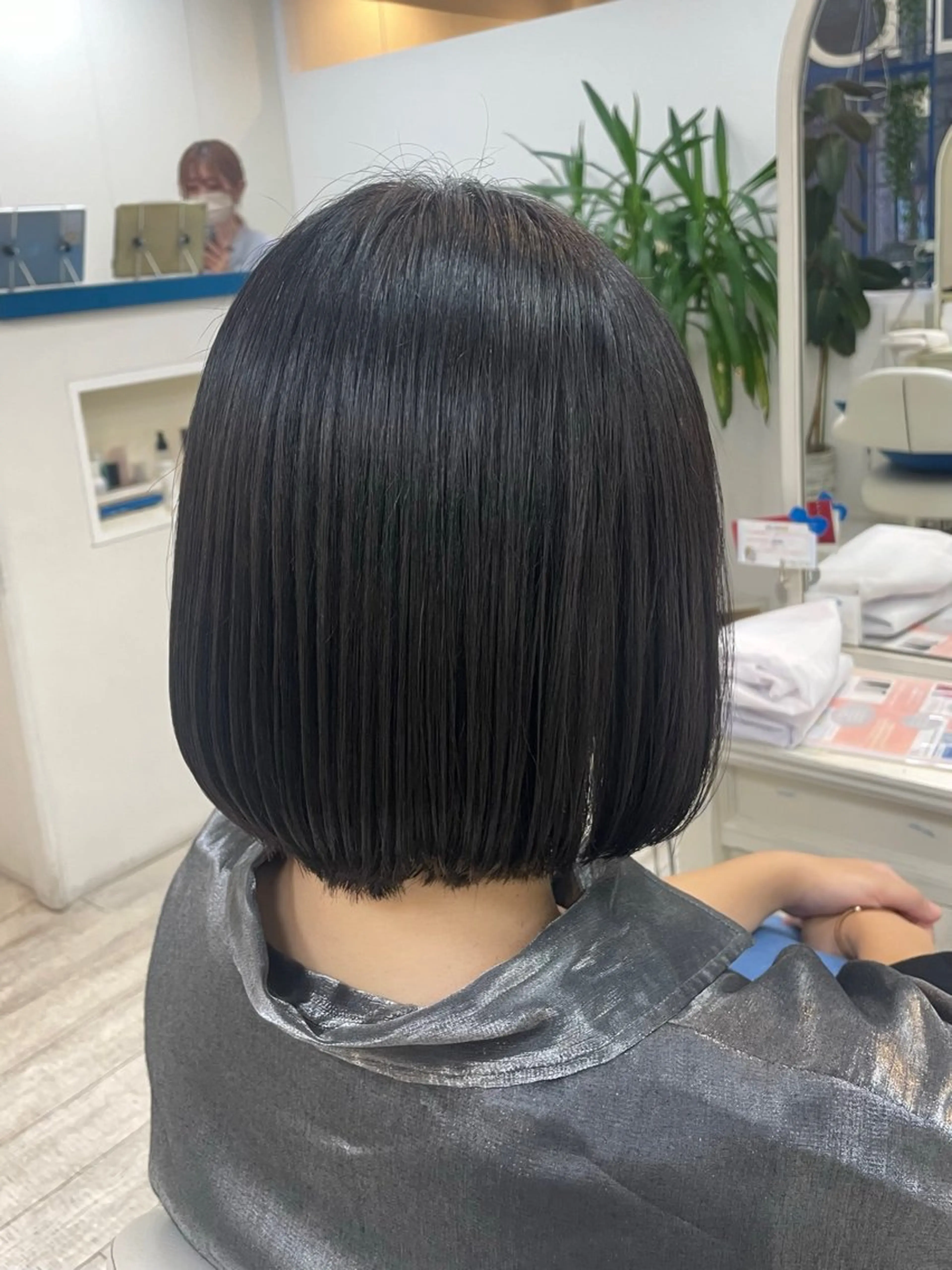 ショート 前下がりボブ ボブ カット トリートメント 新籾 尚哉のヘアスタイル