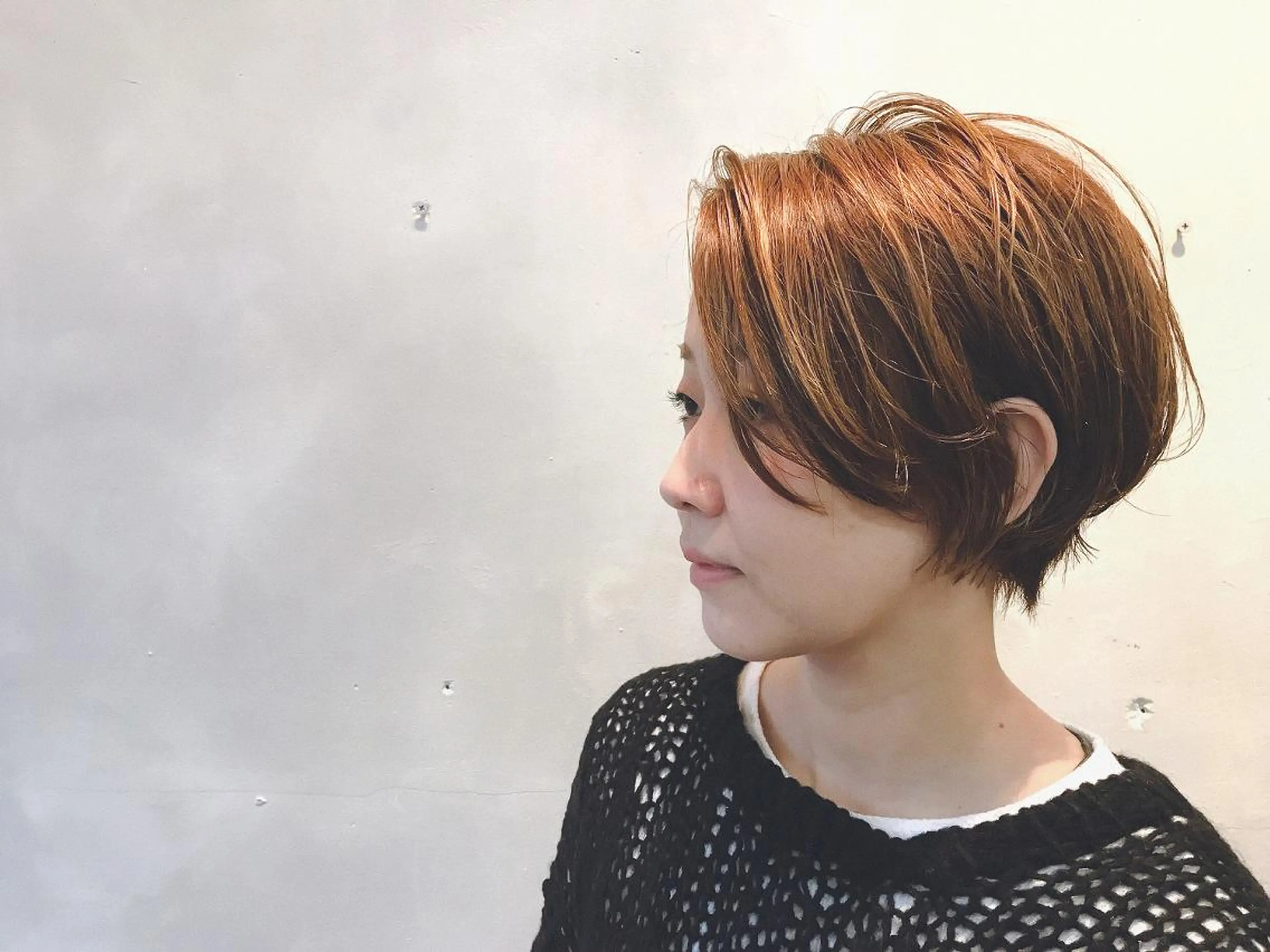 ショート カラー tatsumi/ボブ ウルフ/レイヤーのヘアスタイル