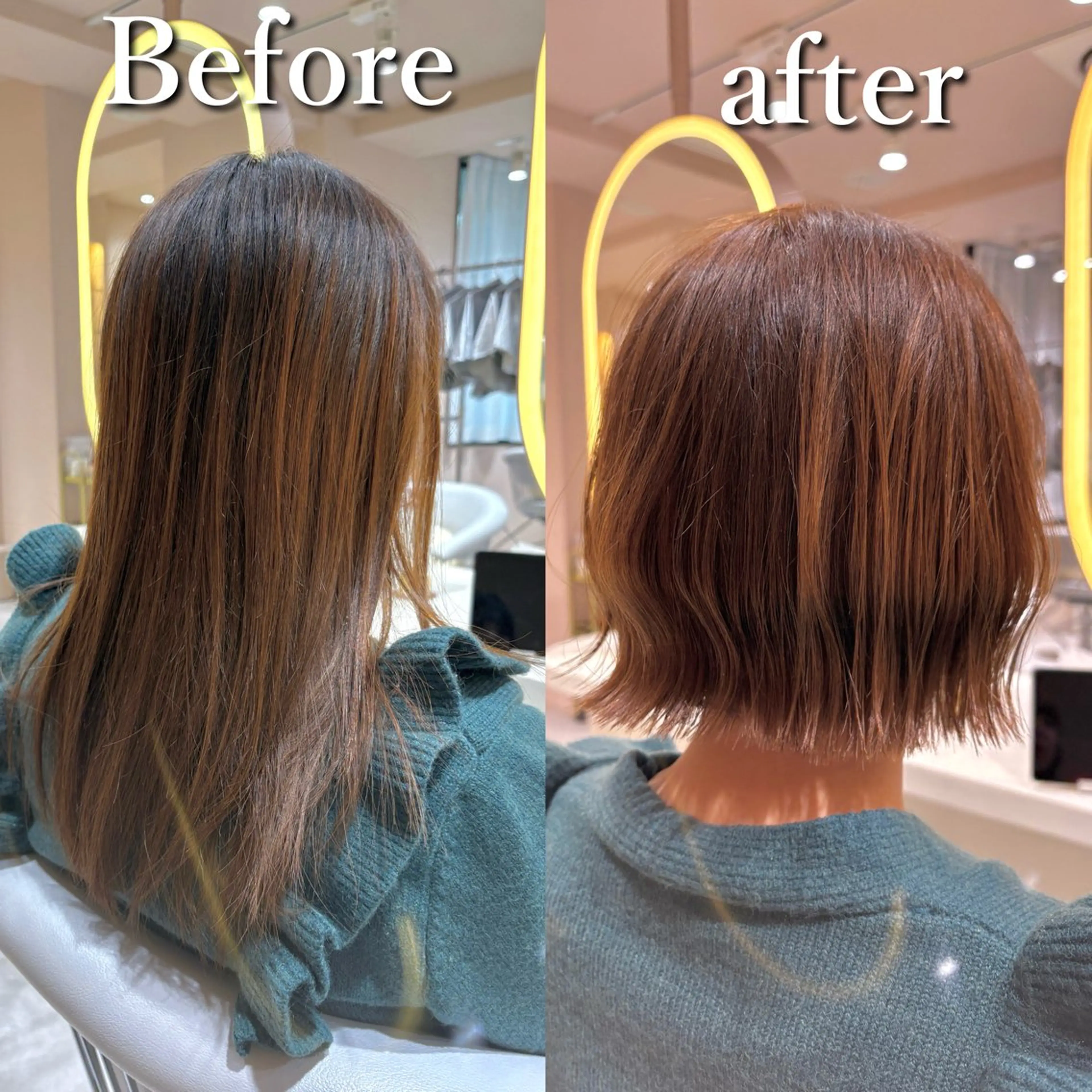 ショート カット ヘアカラー トリートメント レイヤーボブ特化/ 横浜/伊藤　怜のヘアスタイル