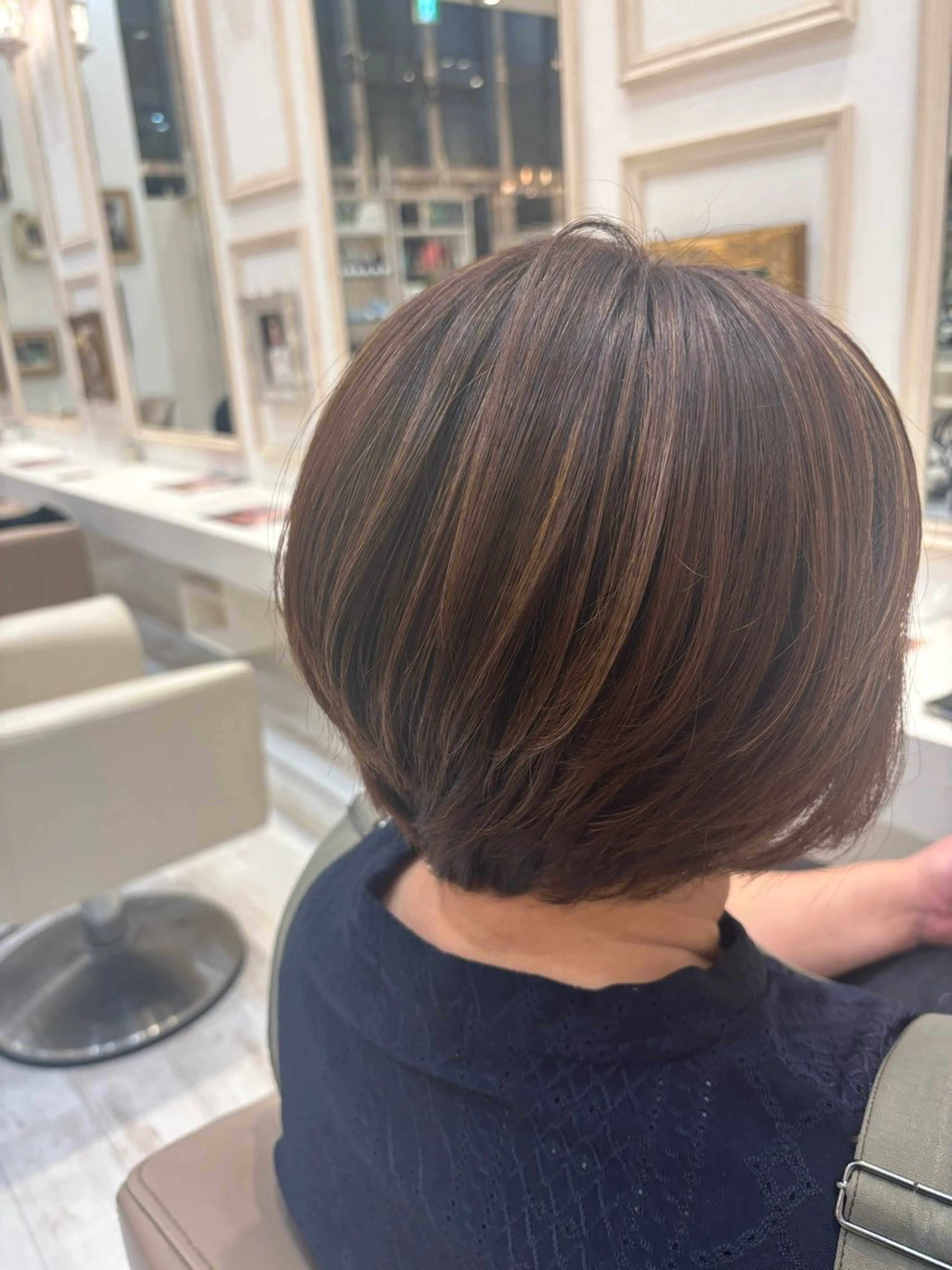 カラー ブリーチ ヘアカラー 上田 華音のヘアスタイル