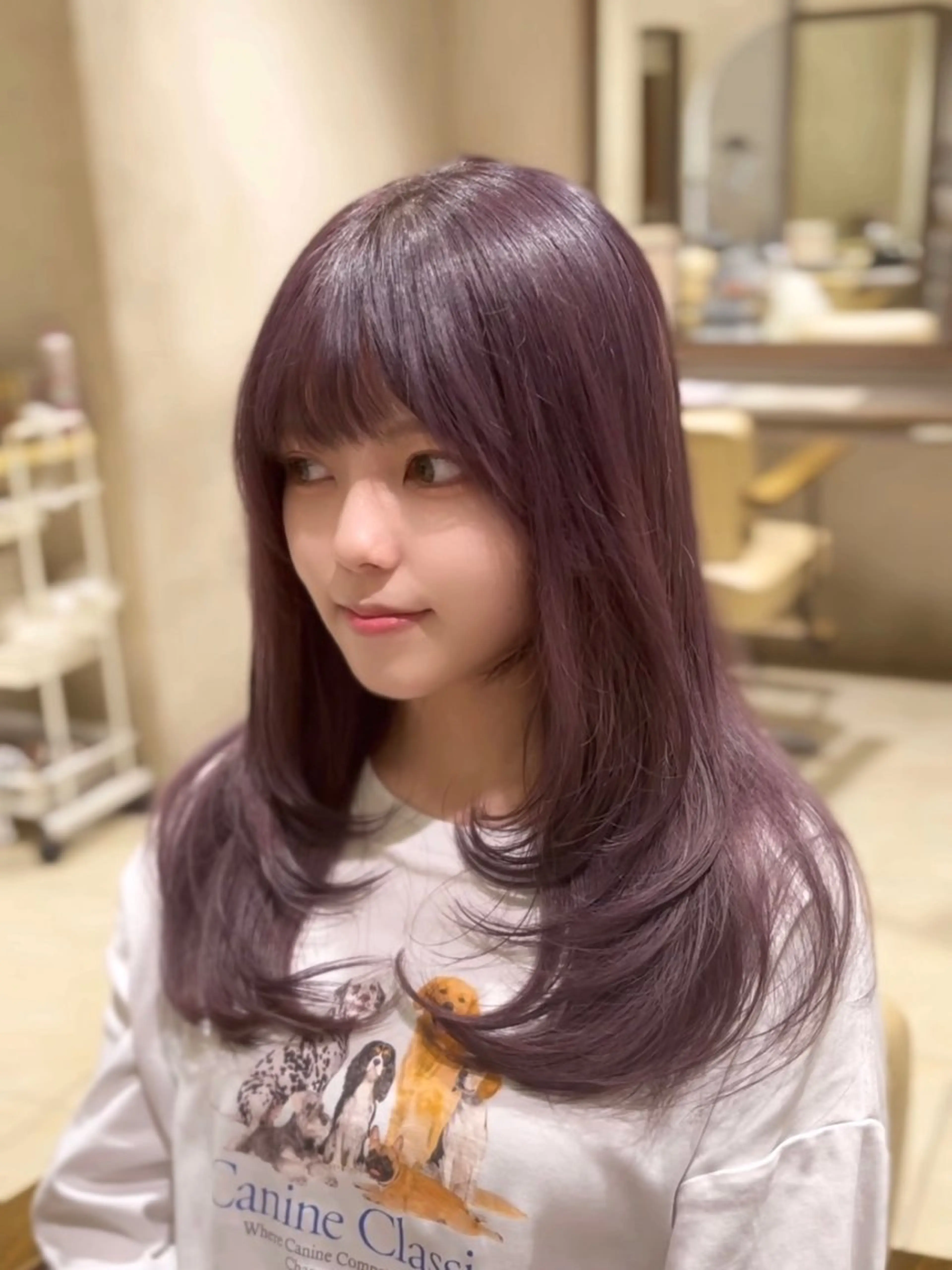 ロング カラー カット 高槻No.1🇰🇷 韓国ヘア　橋口陽太のヘアスタイル