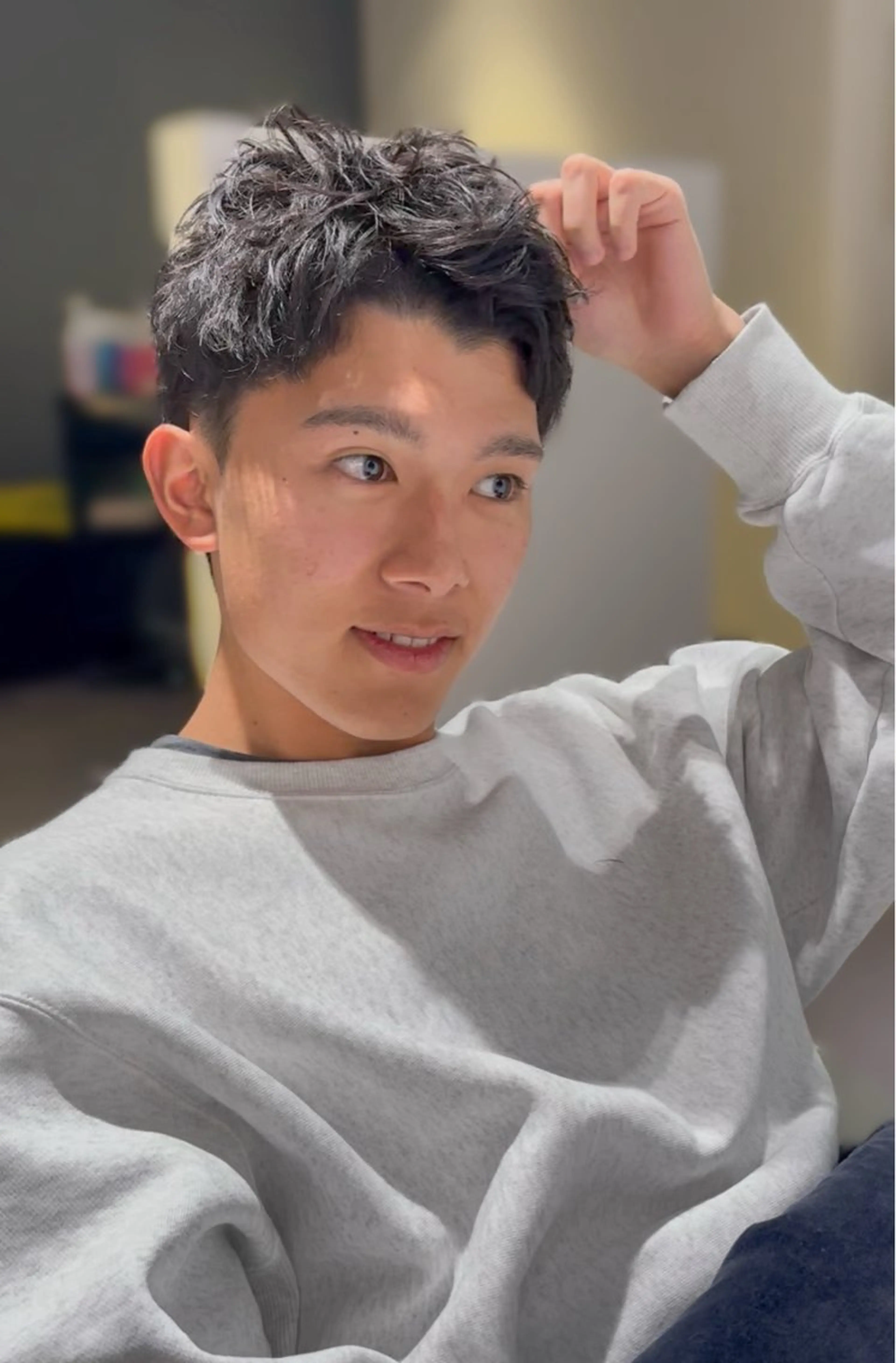 【大人気！】スパイキーショート×パーマ⚡️の写真