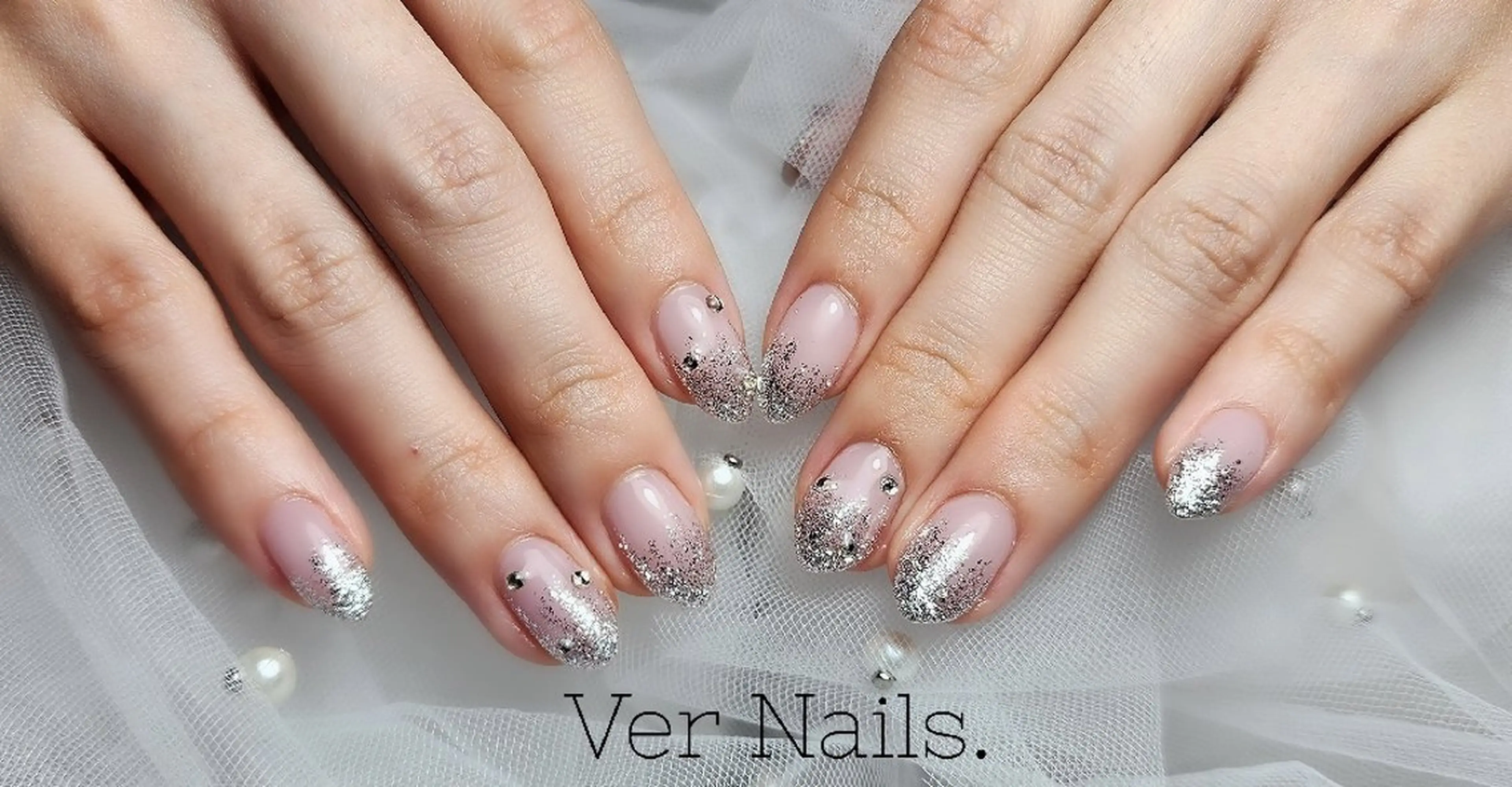 ネイル グラデーション ラメ(グリッター) ラメグラデーション ハンドネイル Ver  Nails.のその他イメージ