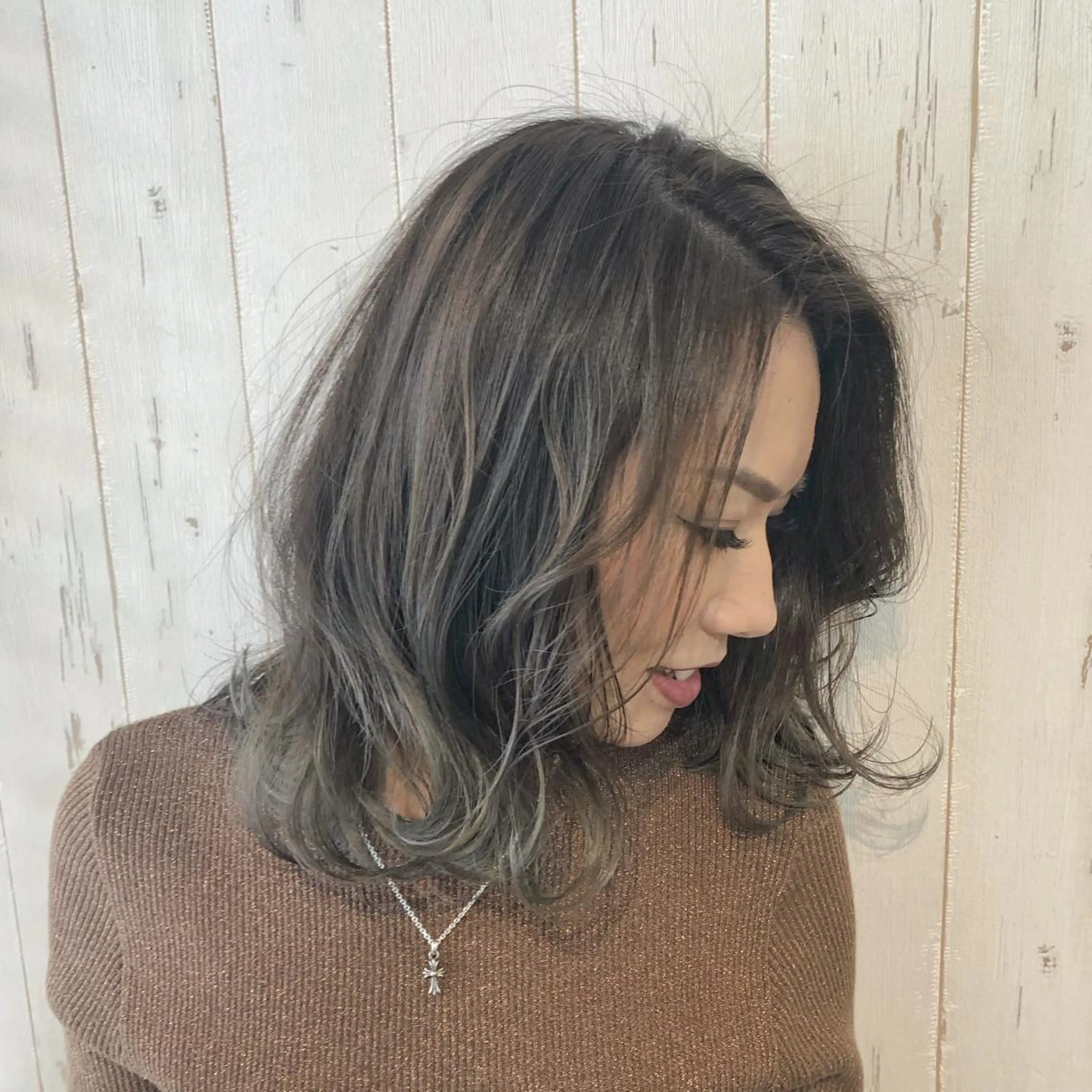 ミディアム カラー [店長]加地 峻のヘアスタイル