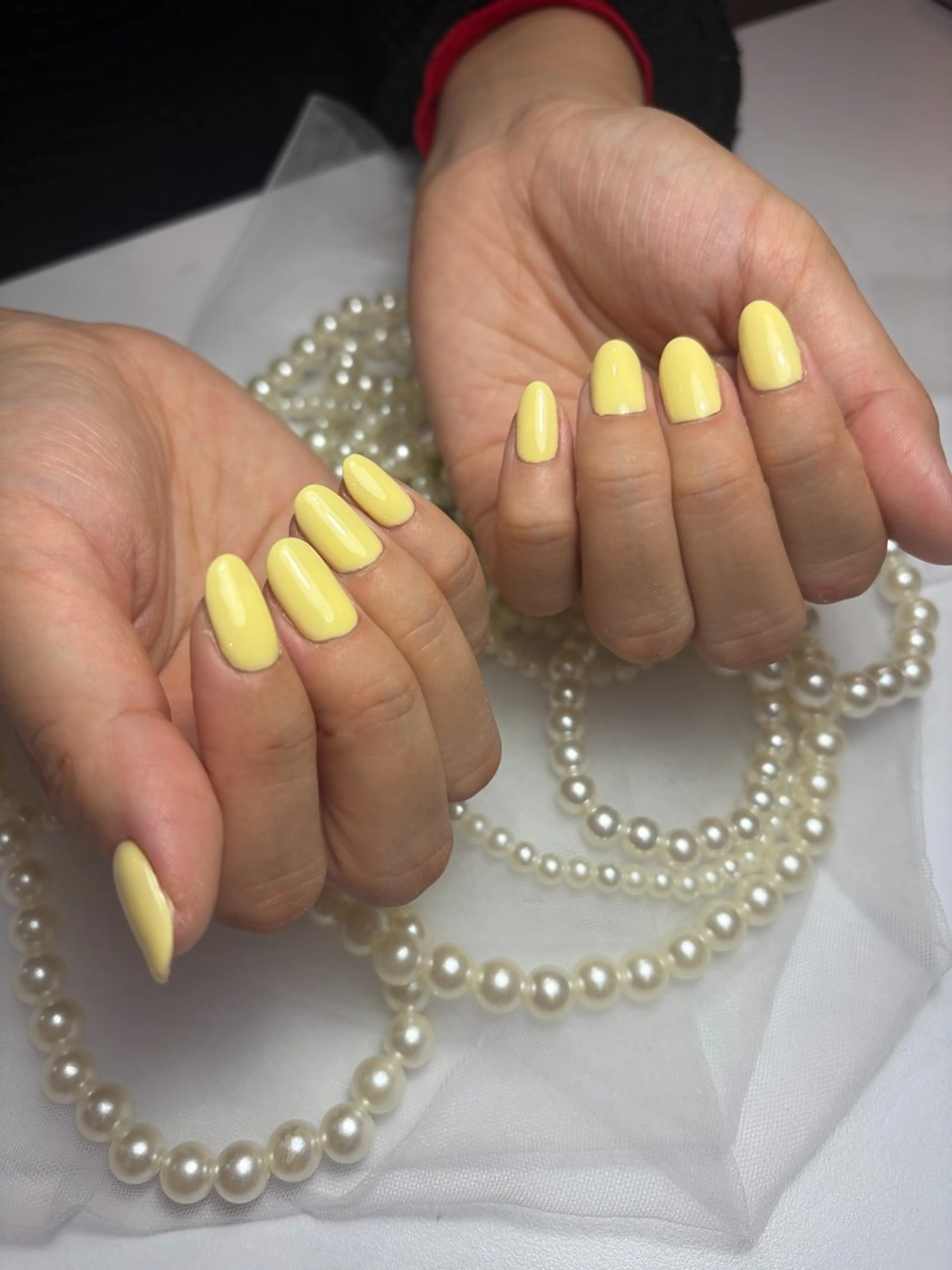 ネイル 黄色 ハンドネイル PADA NANAKOのネイルデザイン
