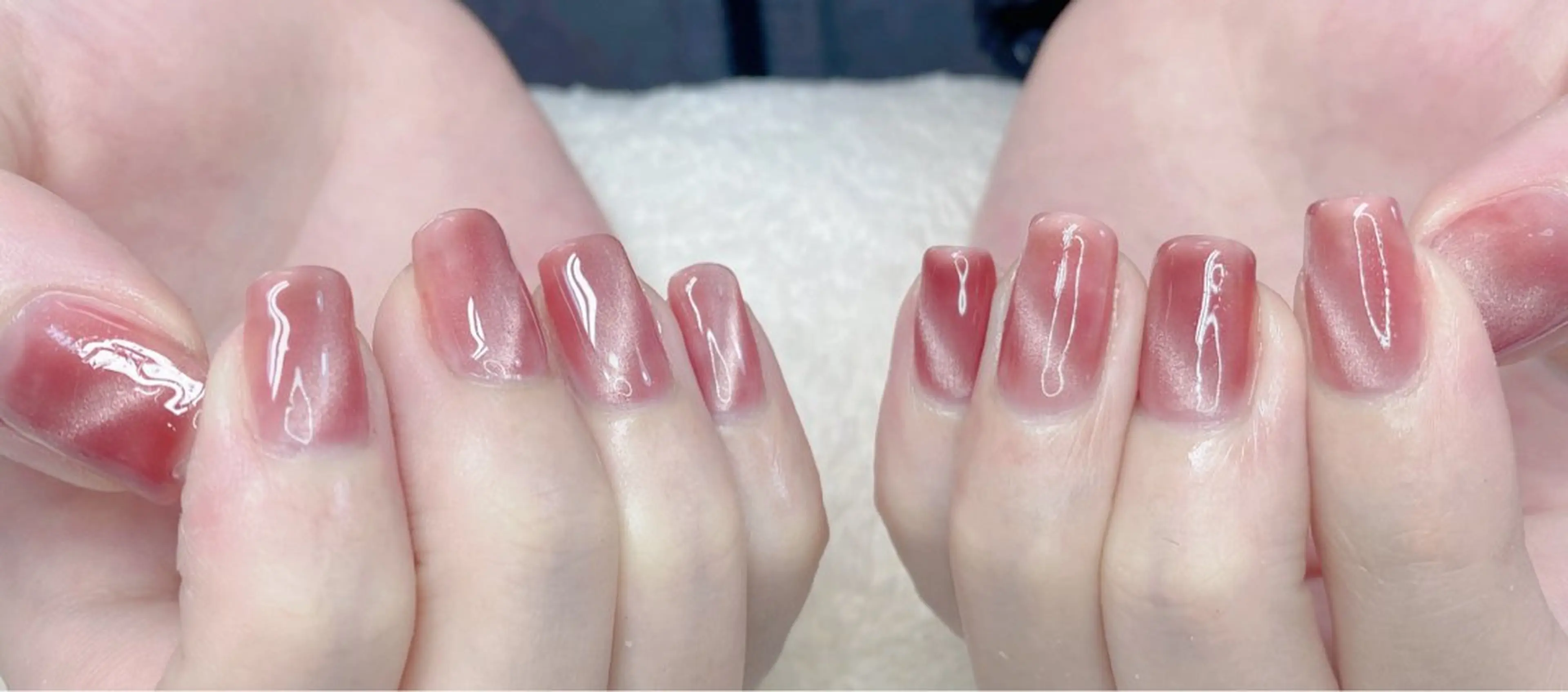 ネイル ハンドネイル ニュアンスネイル🌈 MYU Nailsのネイルデザイン