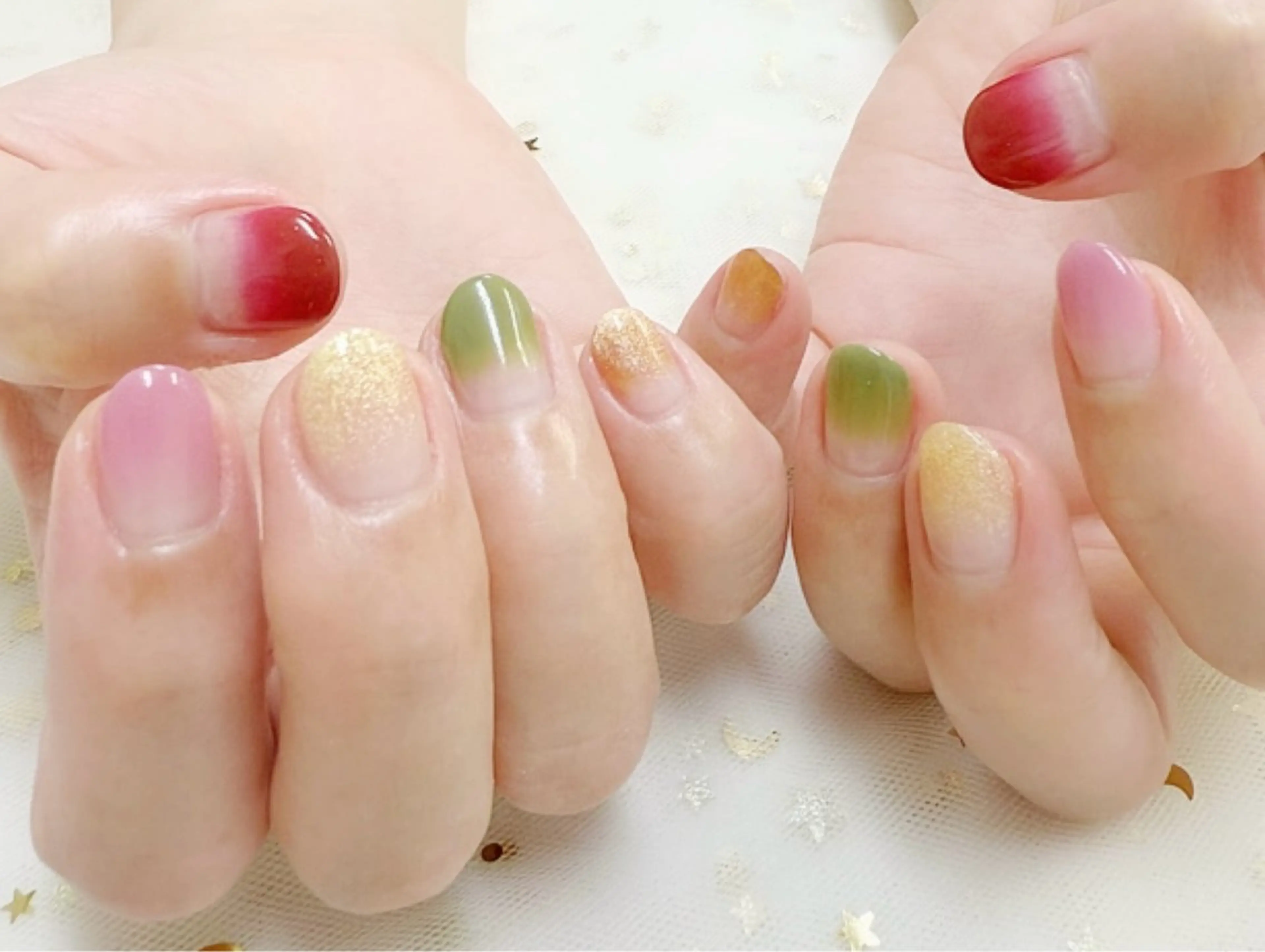 ネイル ハンドネイル 上福岡 らんらんのネイルデザイン