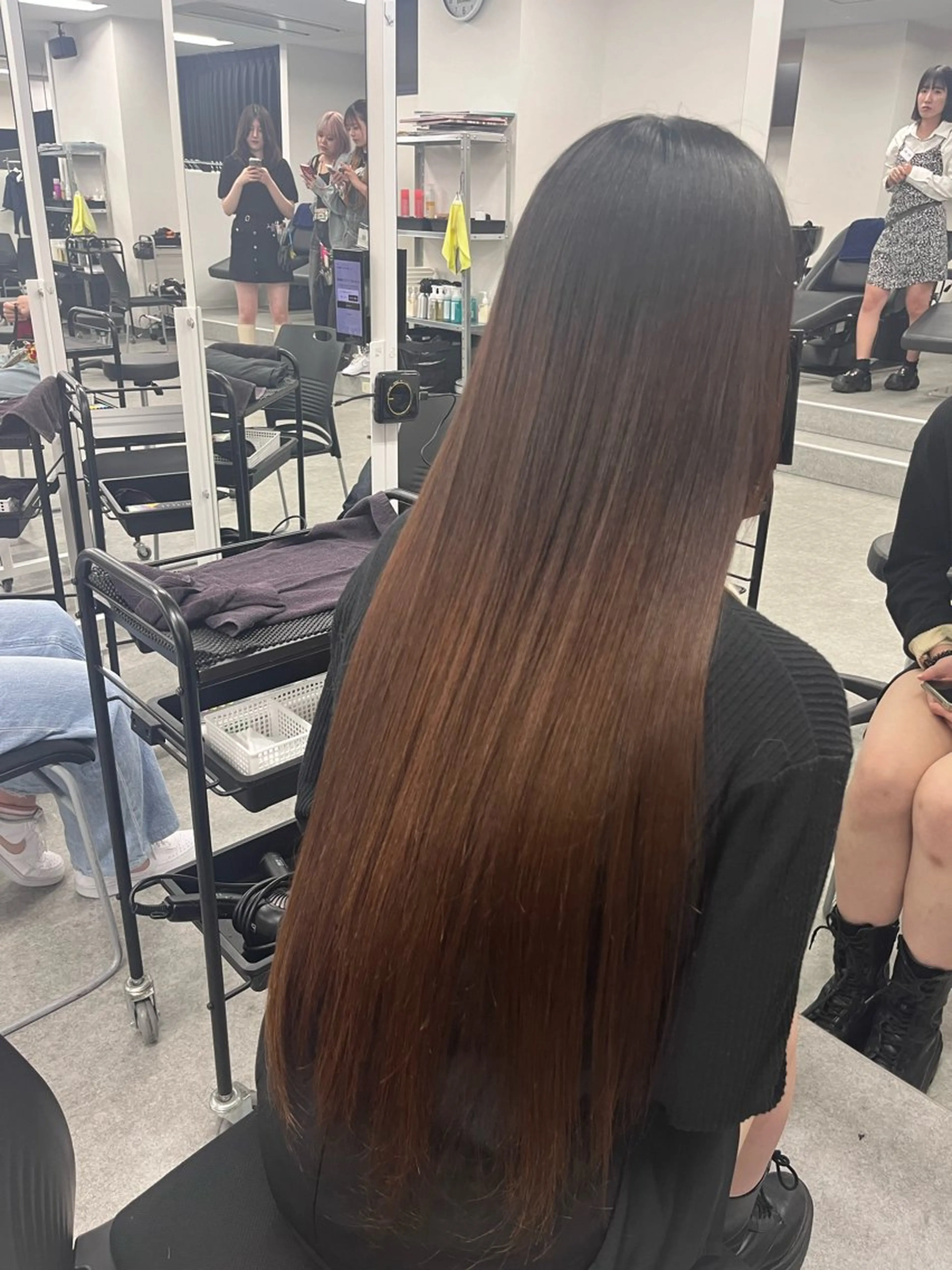 ロング ヘアアレンジ NANA💓韓国ヘア /レイヤー/暖色💓のヘアスタイル