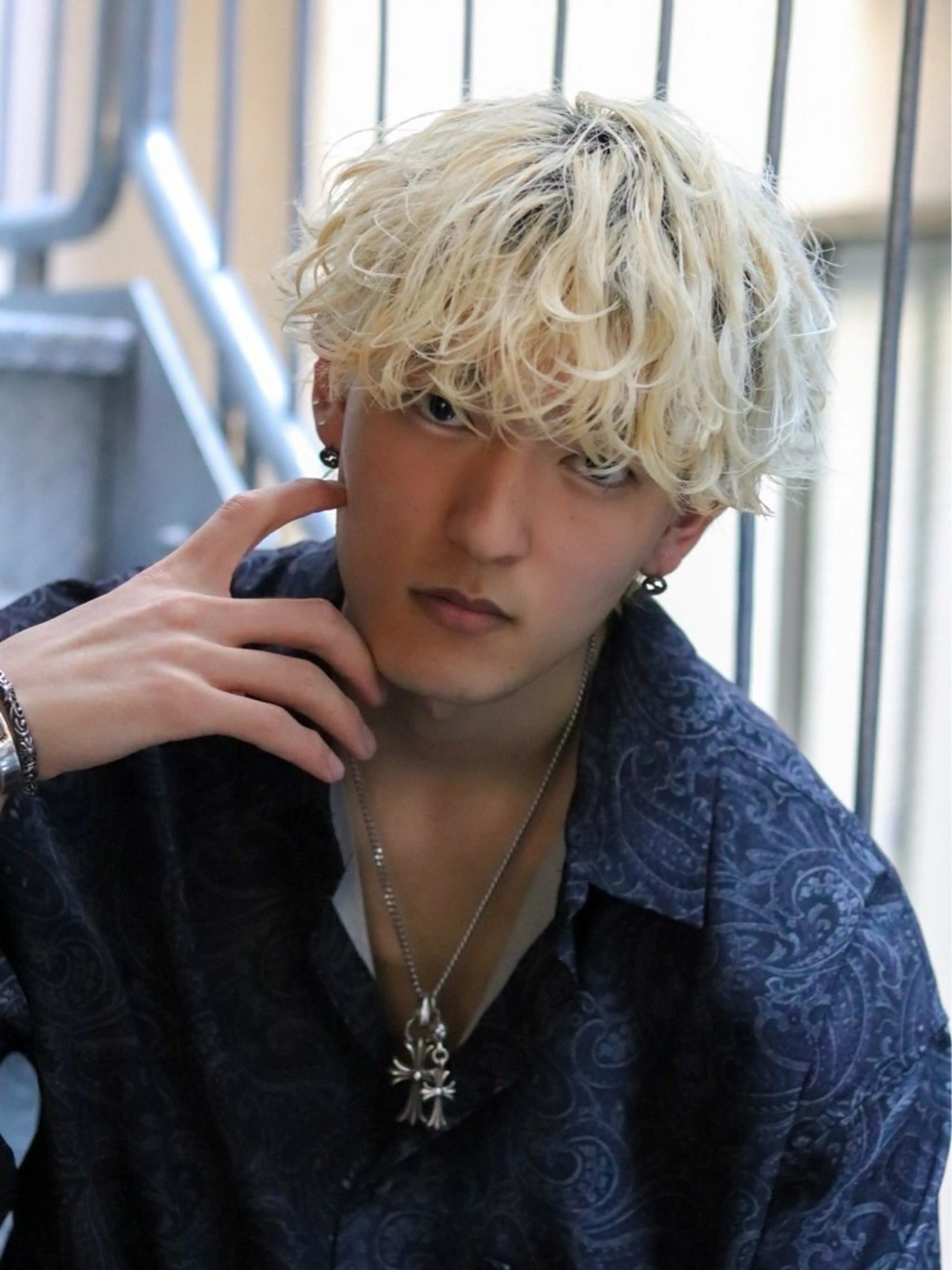 ショート カラー パーマ メンズ 楽にキマる🔥垢抜け ヘア/RAIKIのヘアスタイル