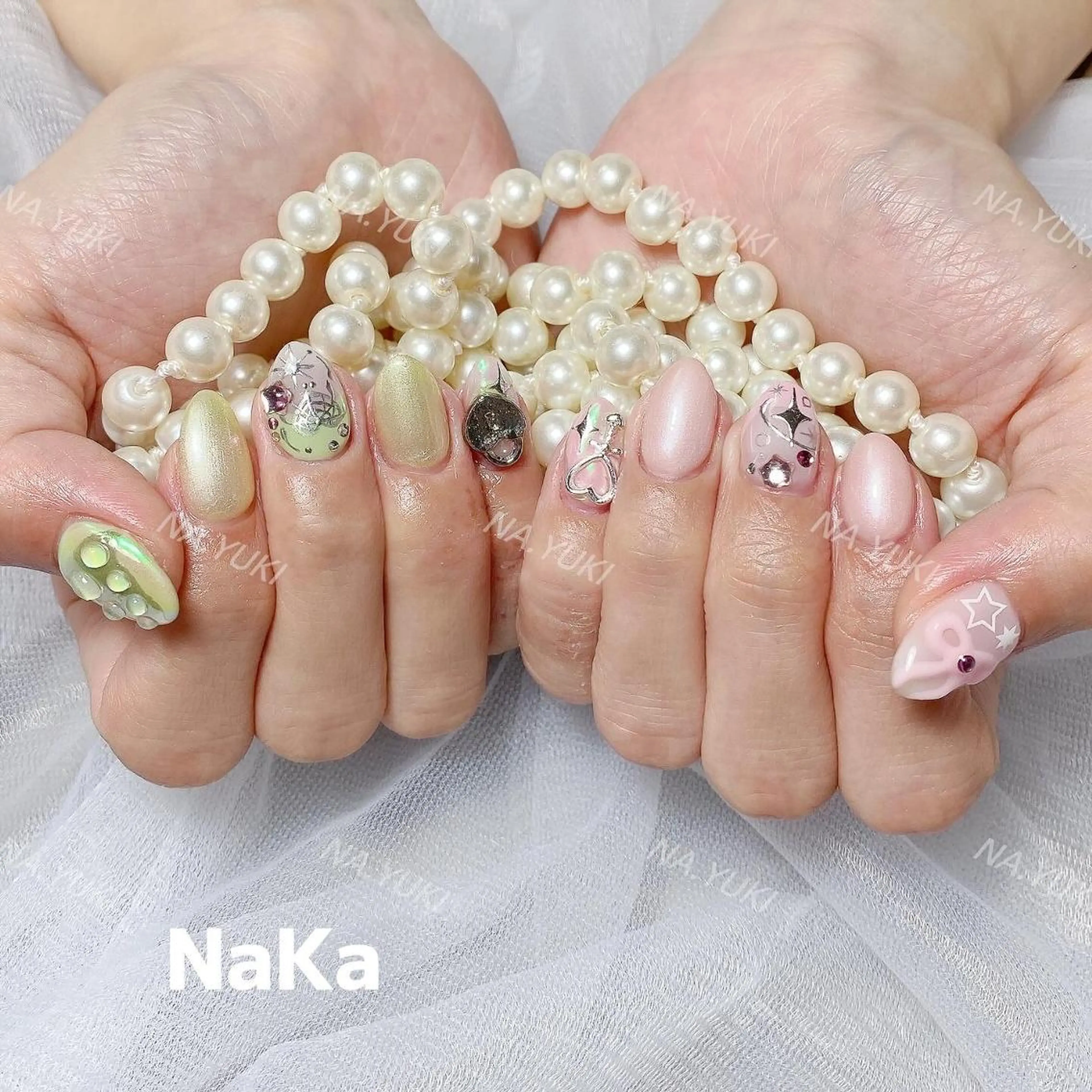 ネイル ハンドネイル ハンドケア YUKI 💗 渋谷店のネイルデザイン