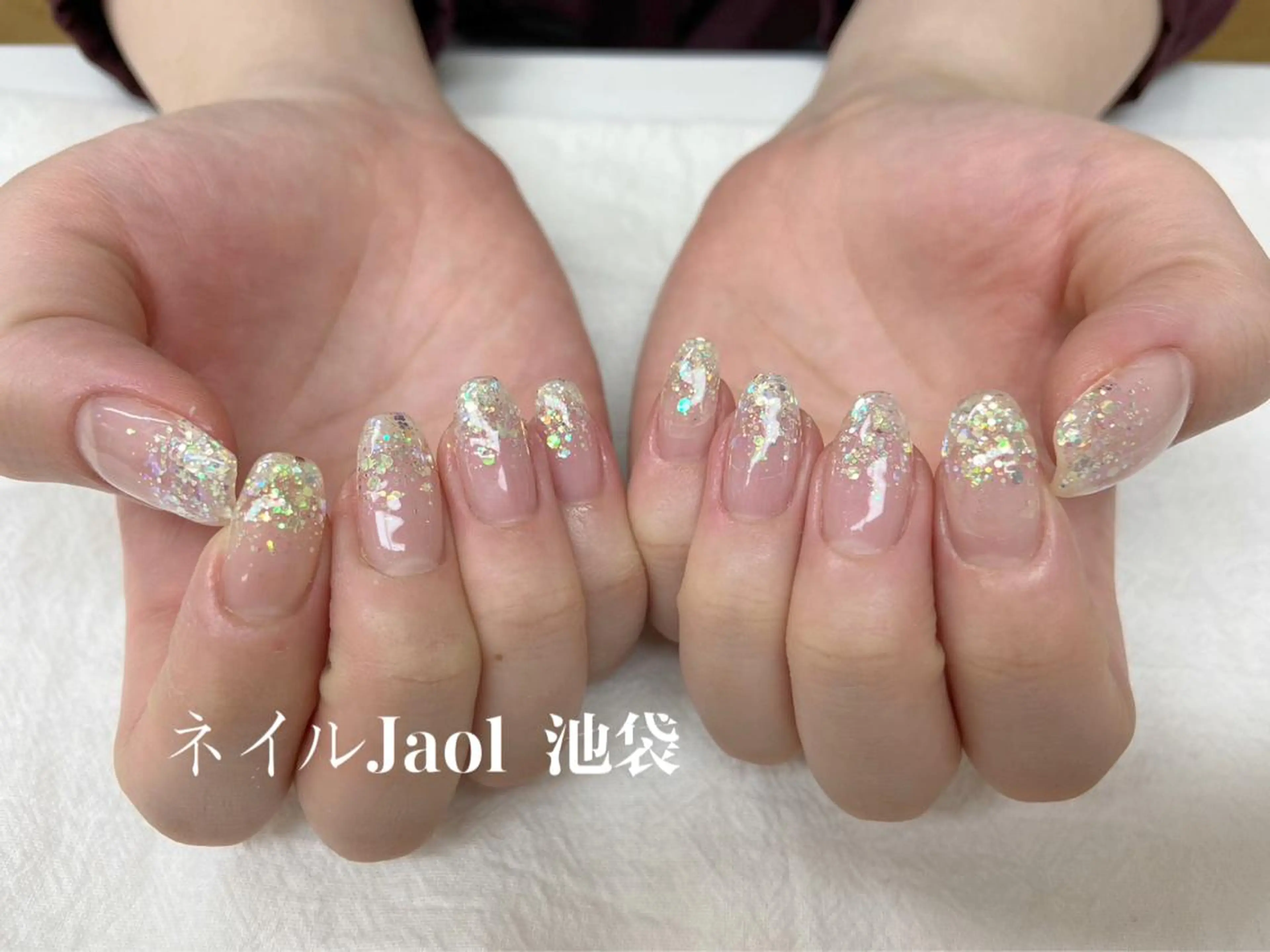 ミディアム ハンドネイル ネイルJaol 池袋のネイルデザイン
