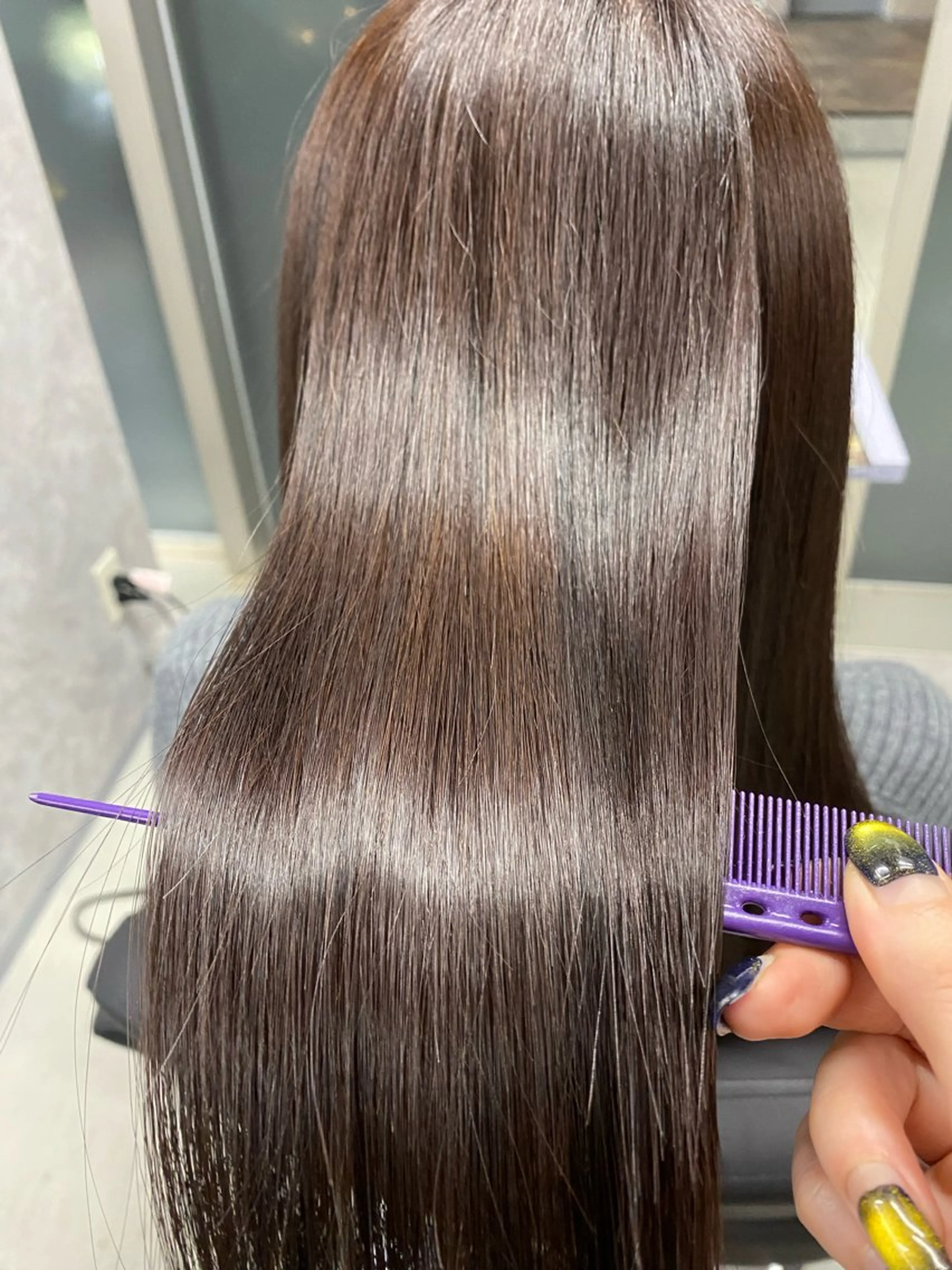 セミロング カラー カット ヘアカラー トリートメント Forest. kanako🕊️のヘアスタイル