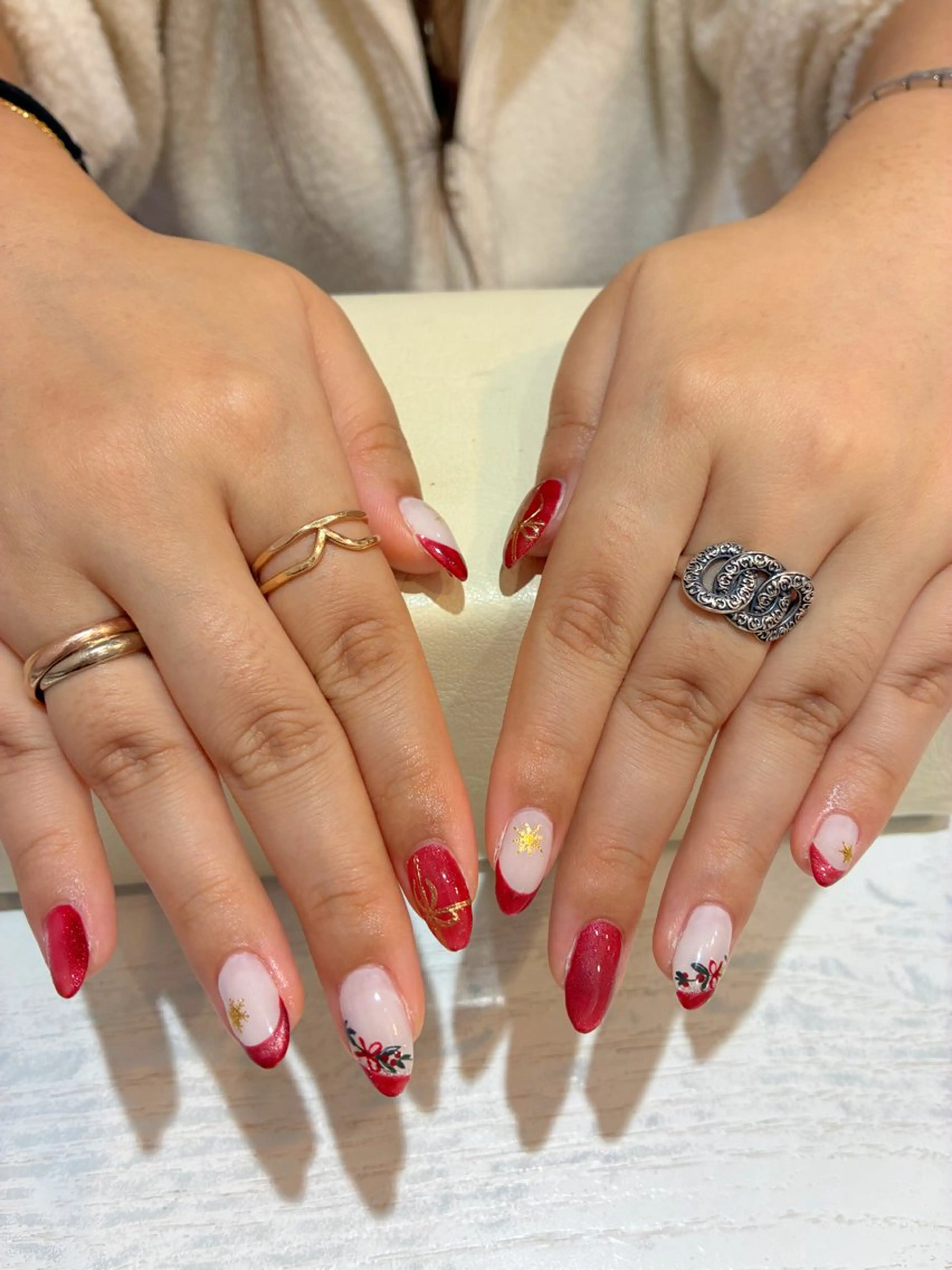 ネイル 持ち込み Nest 岩崎のネイルデザイン