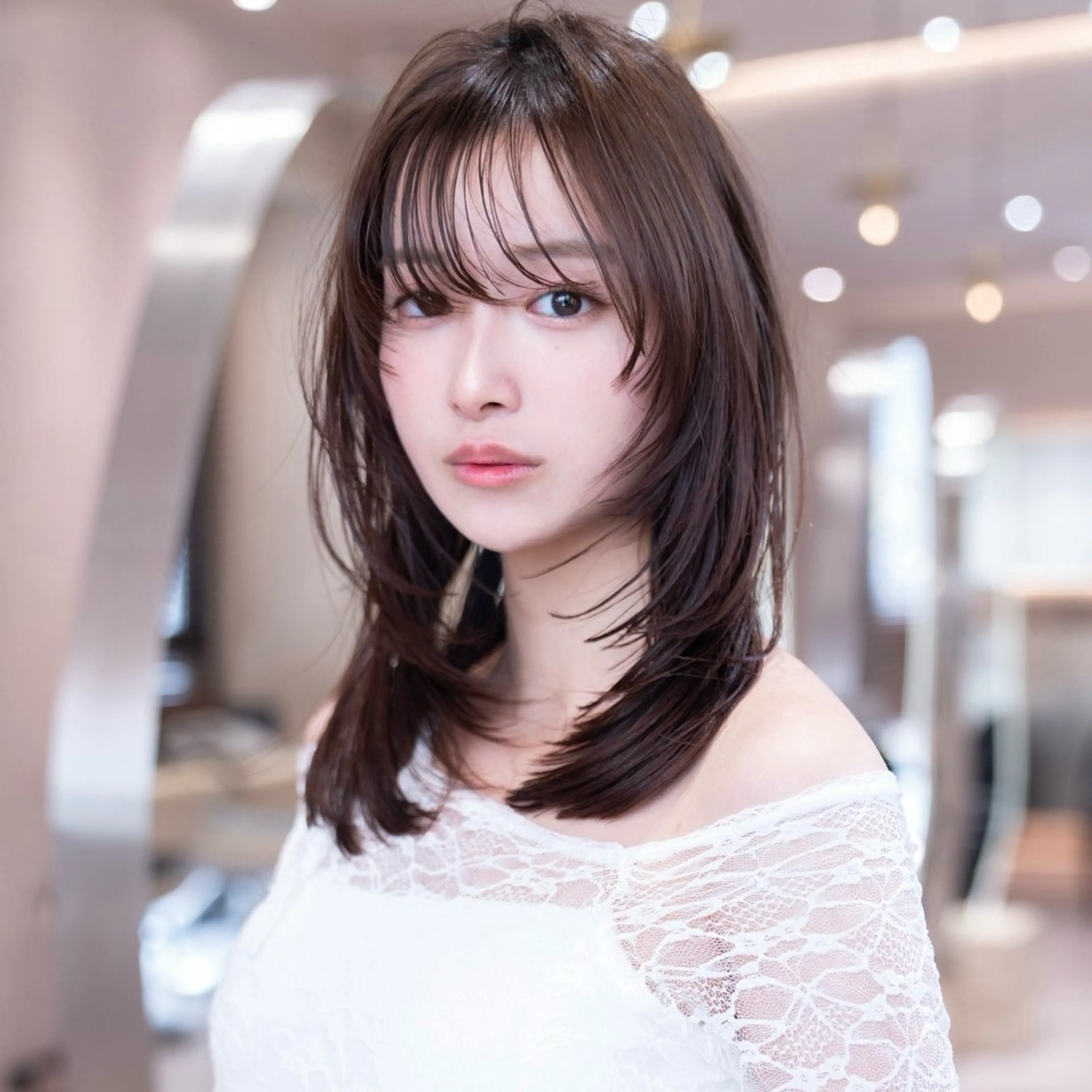 🉐【U24ミニモ学割限定】🉐🌼1日限定🌼似合わせカット➕艶カラー➕最新トリートメント レイヤー／顔まわりカットの写真