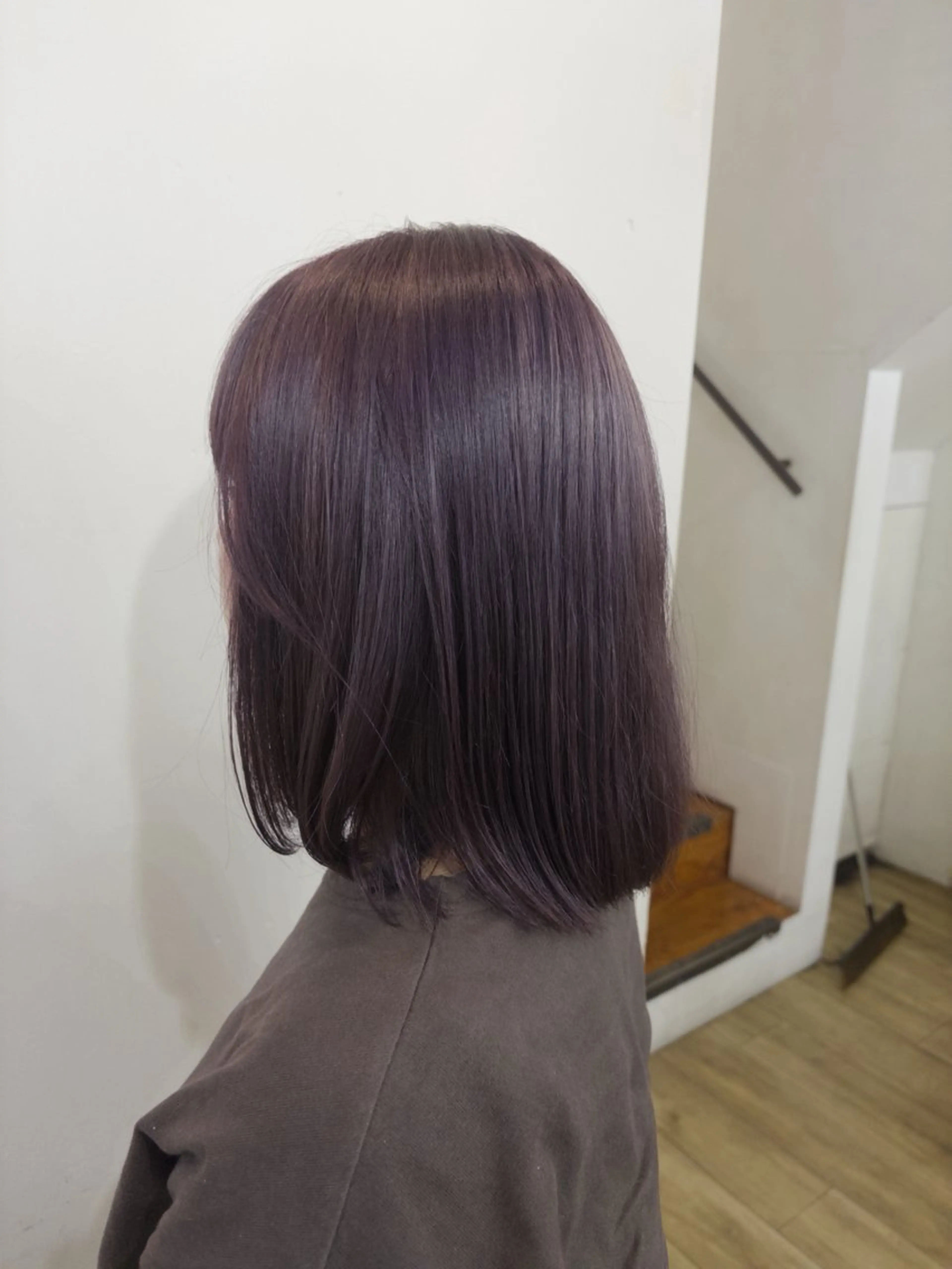 セミロング カラー ヘアカラー トリートメント SHO 👻原宿 /艶カラーのヘアスタイル