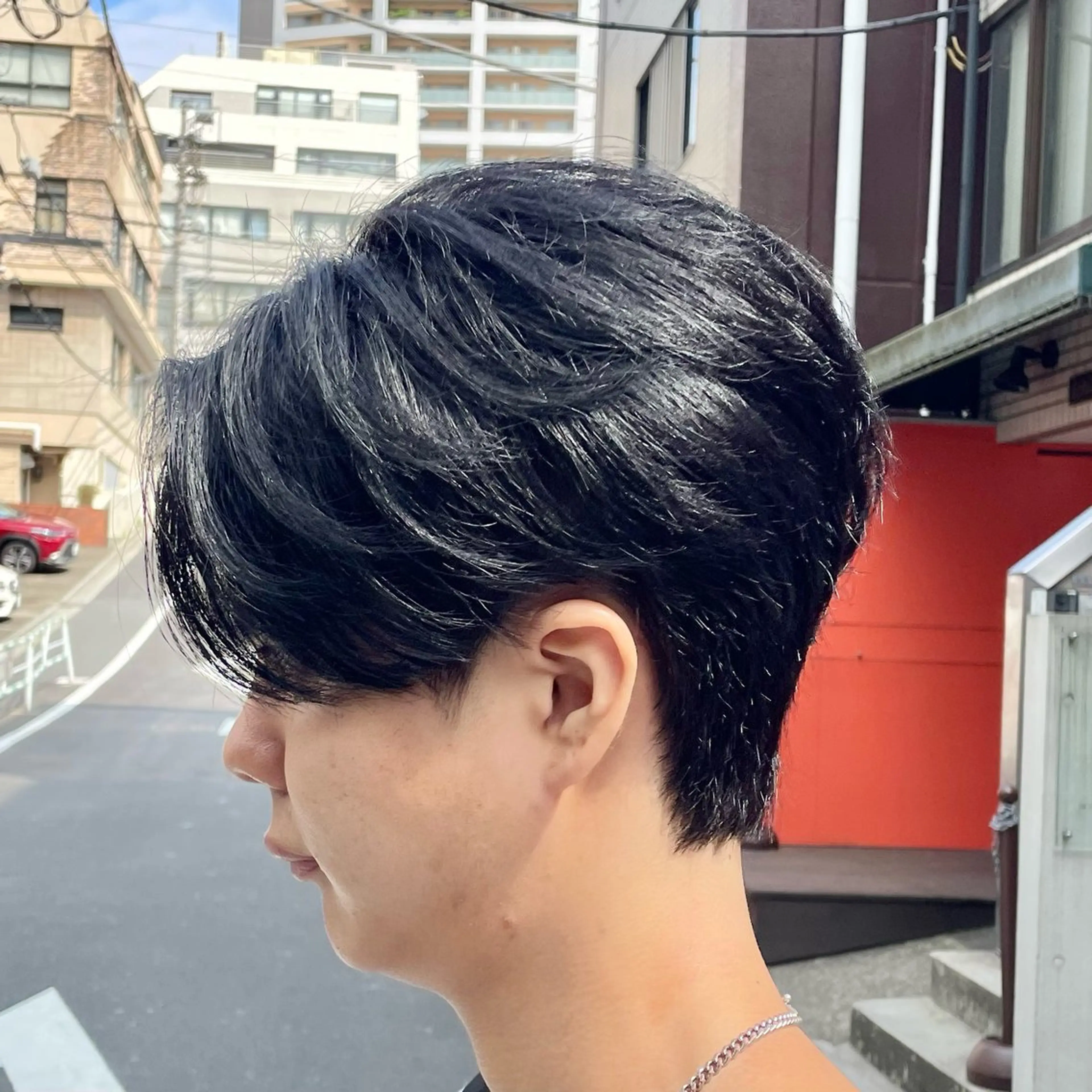 曲がる縮毛矯正＋メンズカット ¥18000の写真