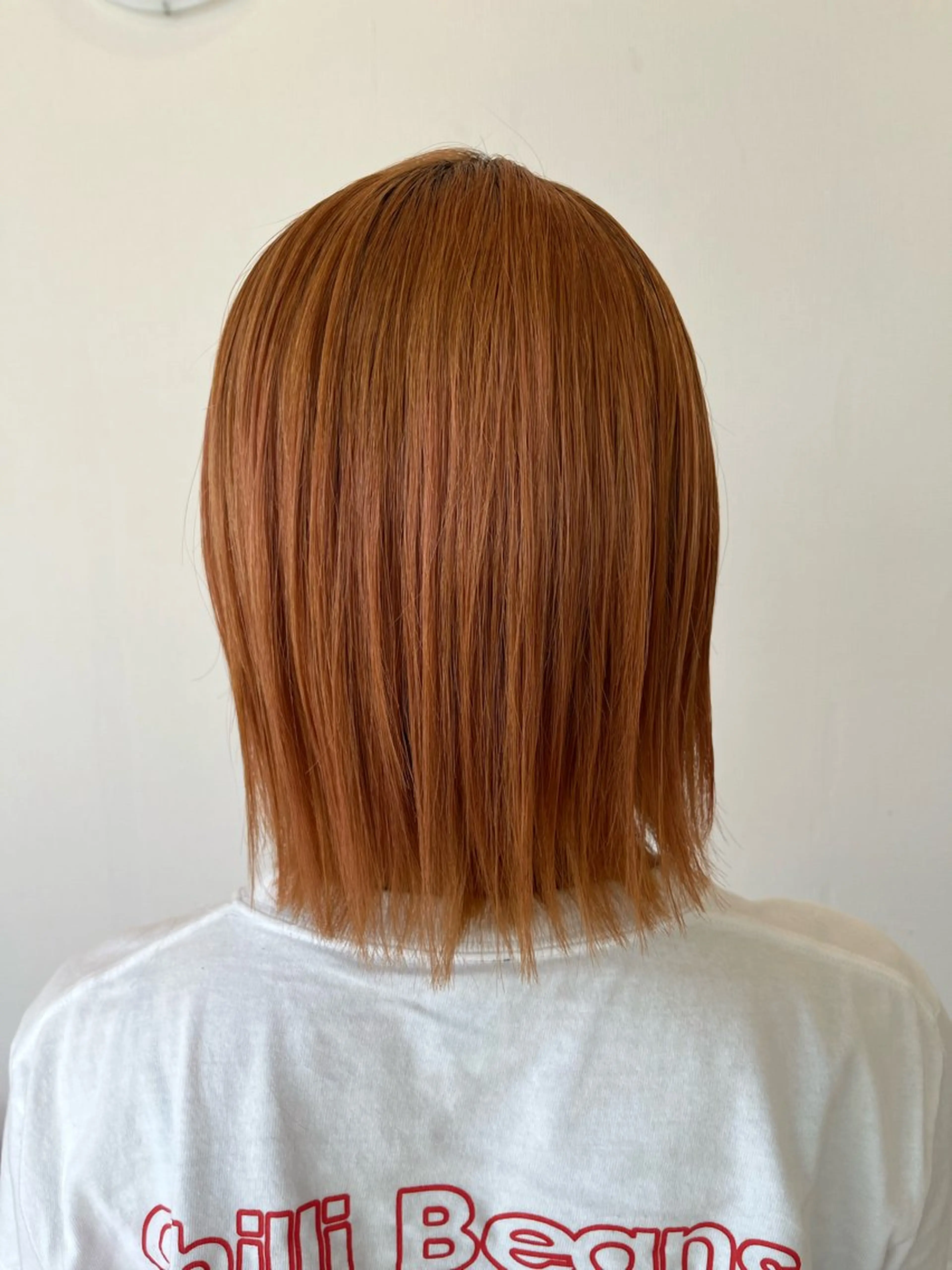 ブリーチしててもかけられる‼️髪質改善プレミアム酸性縮毛矯正+似合わせカット🥰ツヤツヤストレートになります‼️の写真