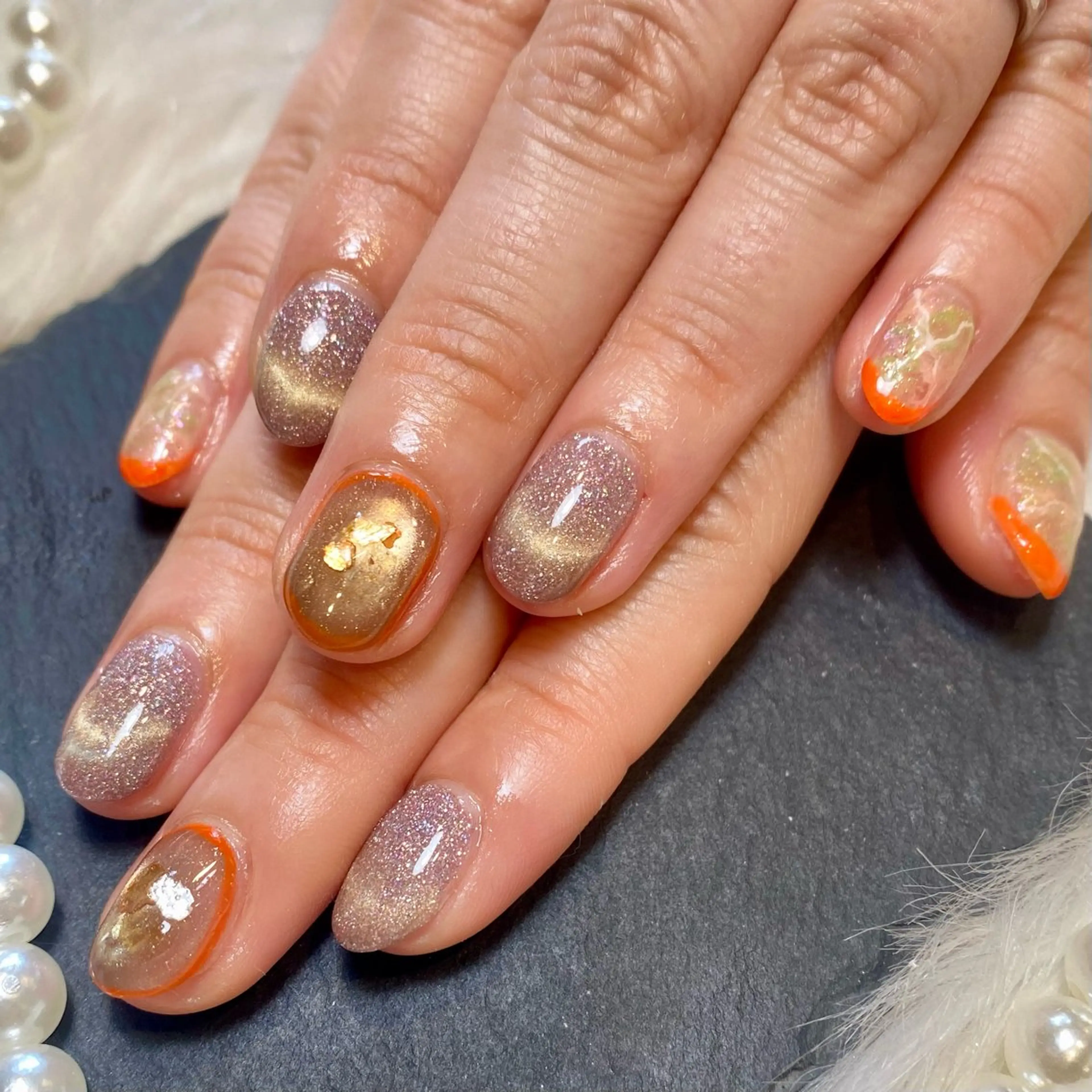 ネイル ハンドネイル FREEME 🌼アビのネイルデザイン