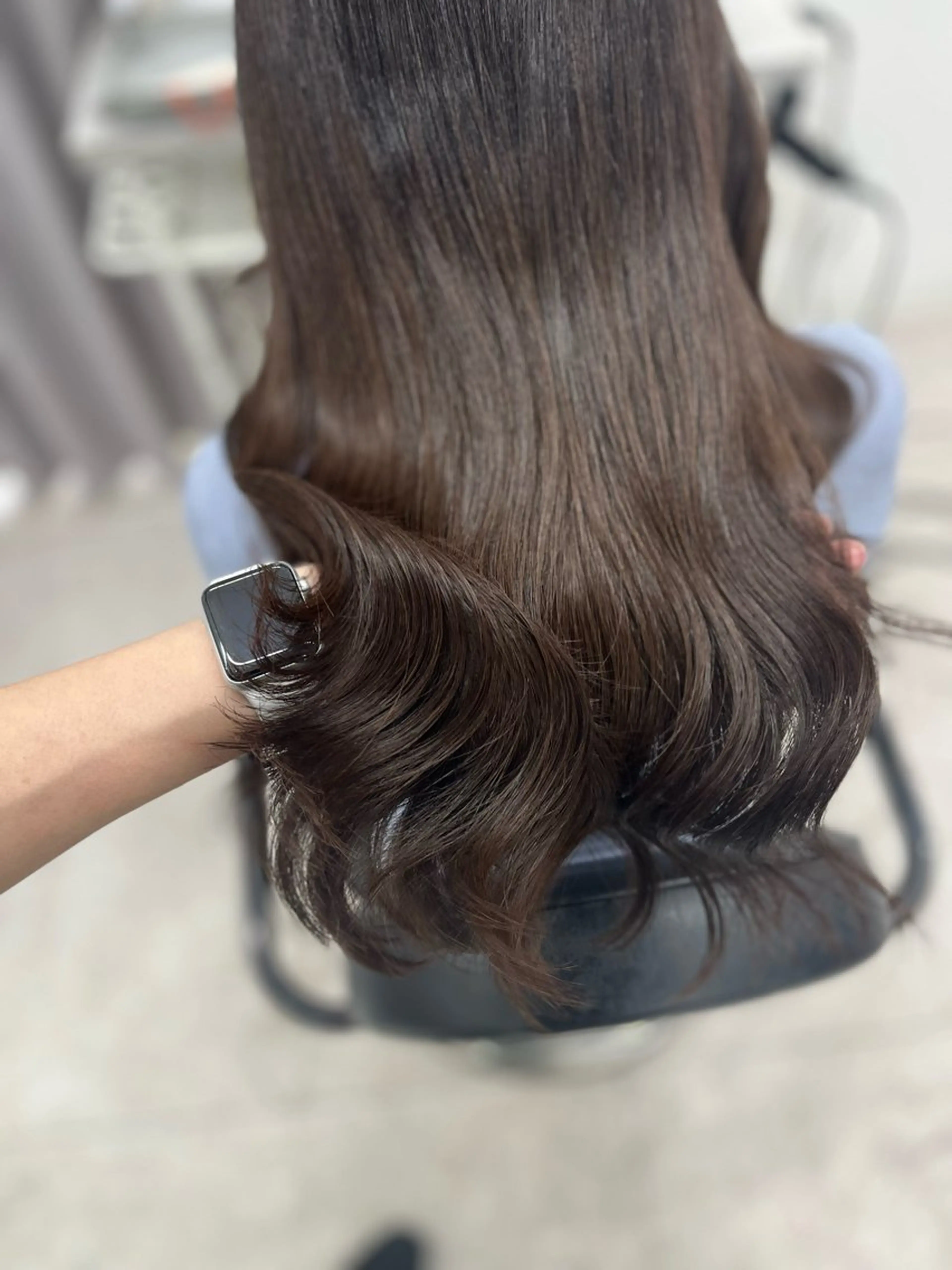 ロング カラー ブラウンカラー 透明感カラー カット ヘアカラー トリートメント 🫧ぷる艶カラー🫧 Yuubi🦩のヘアスタイル