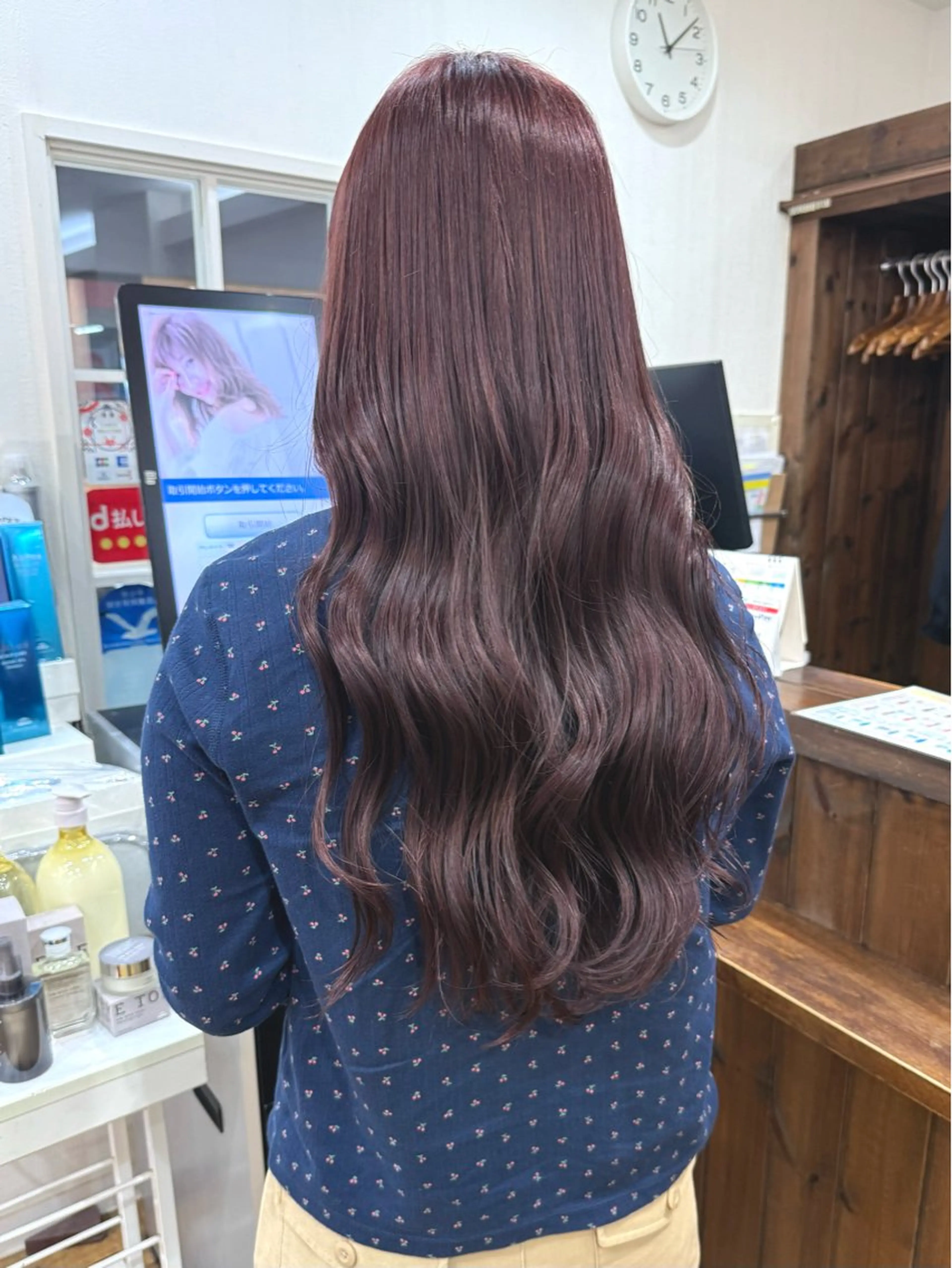 ロング カラー ヘアアレンジ ブリーチ ダブルカラー ラベンダーカラー ブリーチなしカラー ピンクカラー ヘアカラー 💖ダブルカラー/ ヘアセット/晴香💖のヘアスタイル