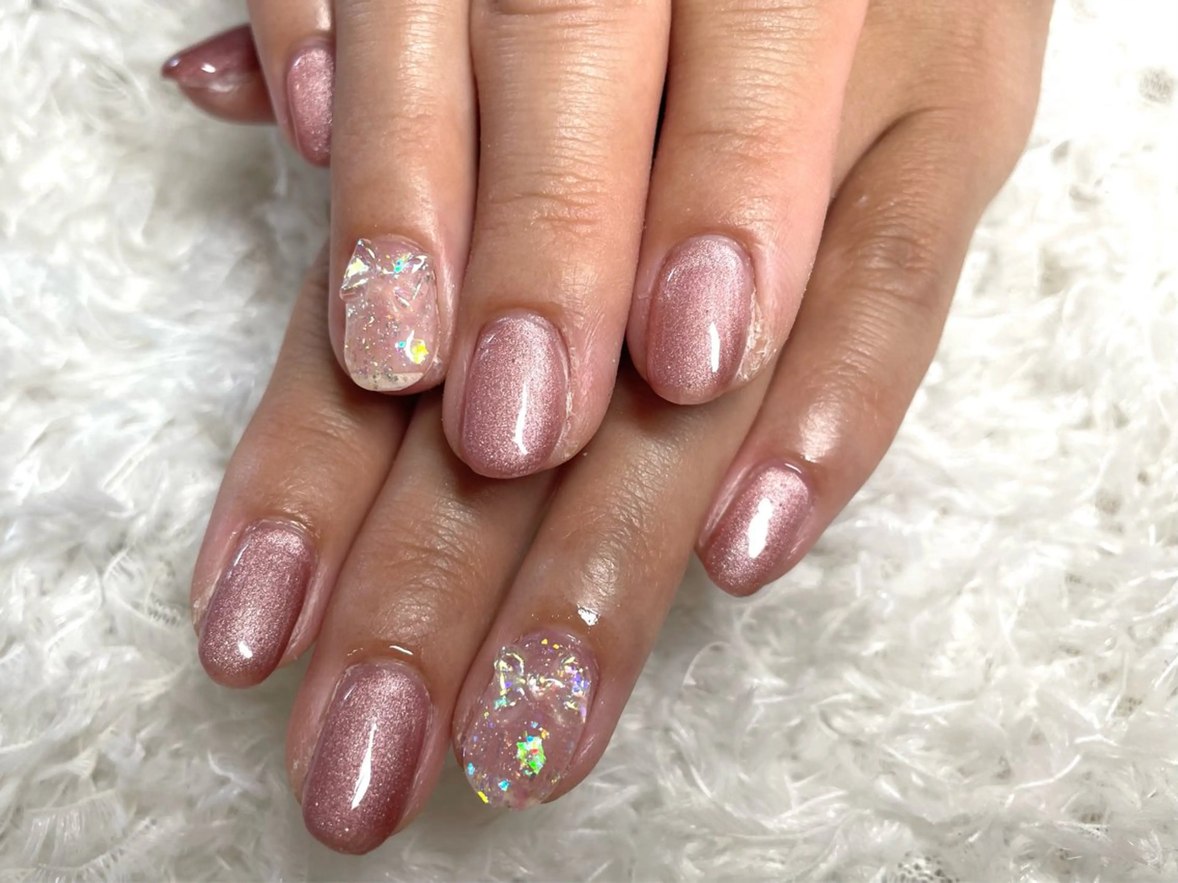 ネイル マグネットネイル ハンドネイル 橋田 有里奈のネイルデザイン