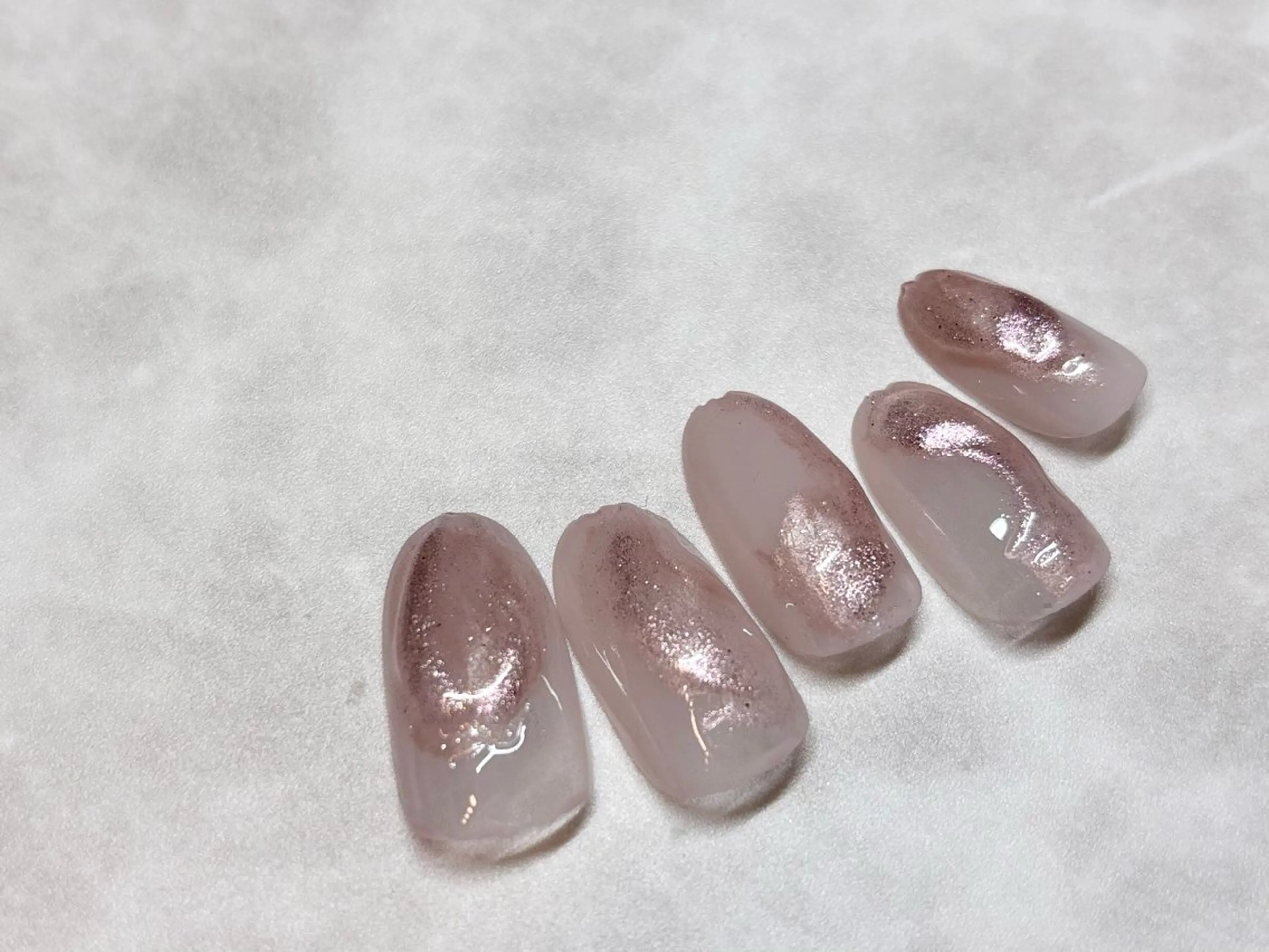 ネイル ピンク 春ネイル ハンドネイル solna_ yuのネイルデザイン