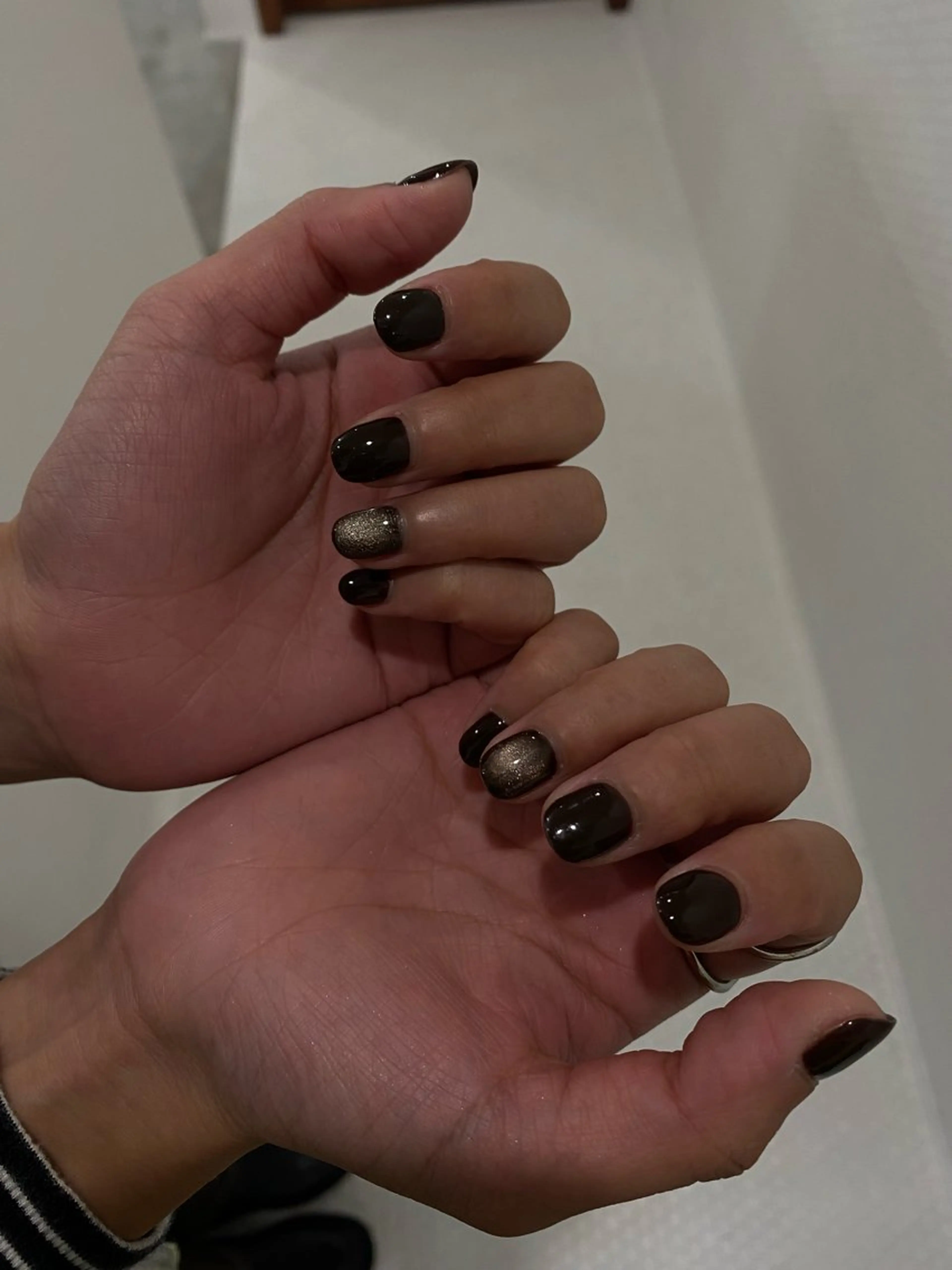 ネイル ブラウン y nahoのネイルデザイン