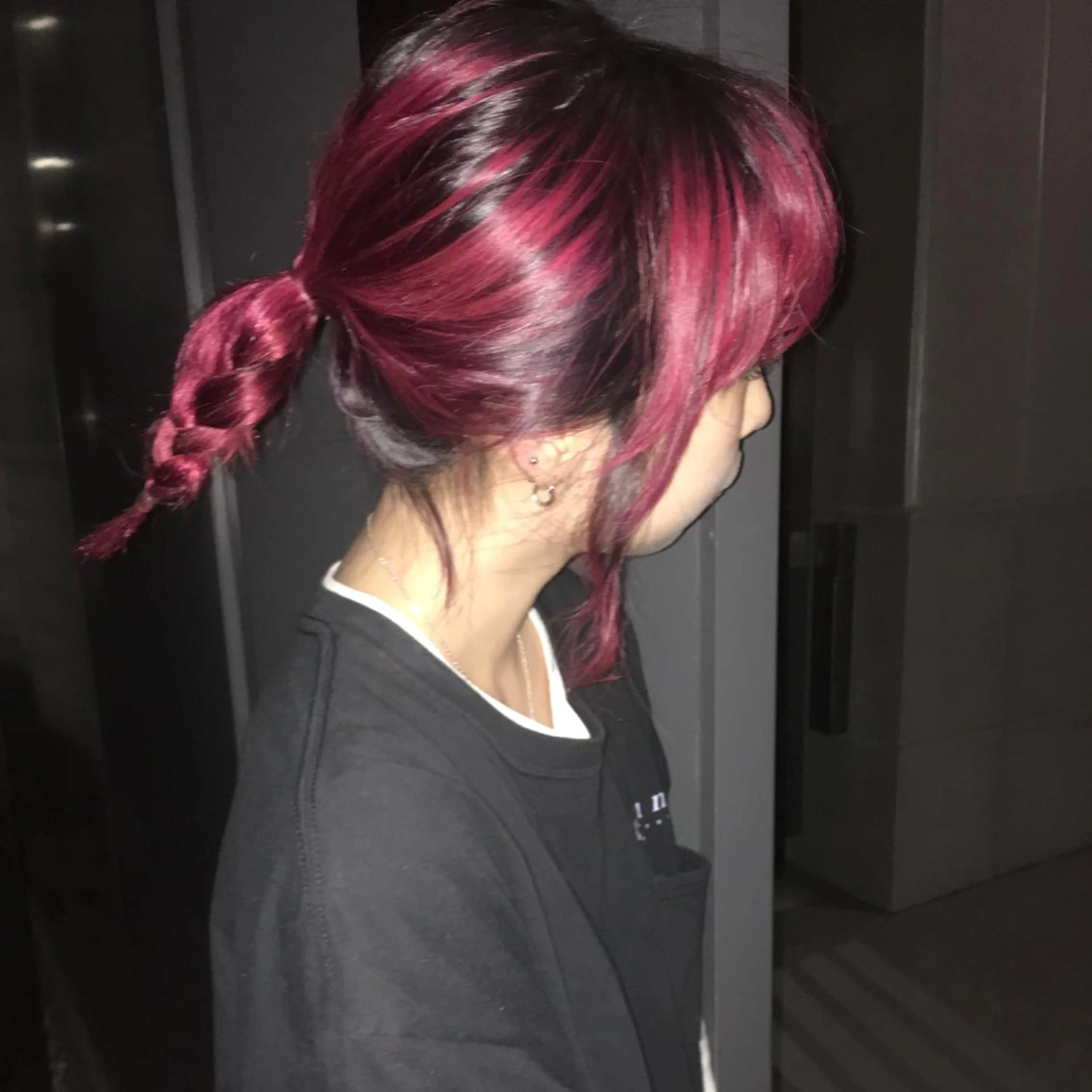 ミディアム カラー ヘアアレンジ ピンクベージュ/新潟 万代/高橋桃葉🍑のヘアスタイル