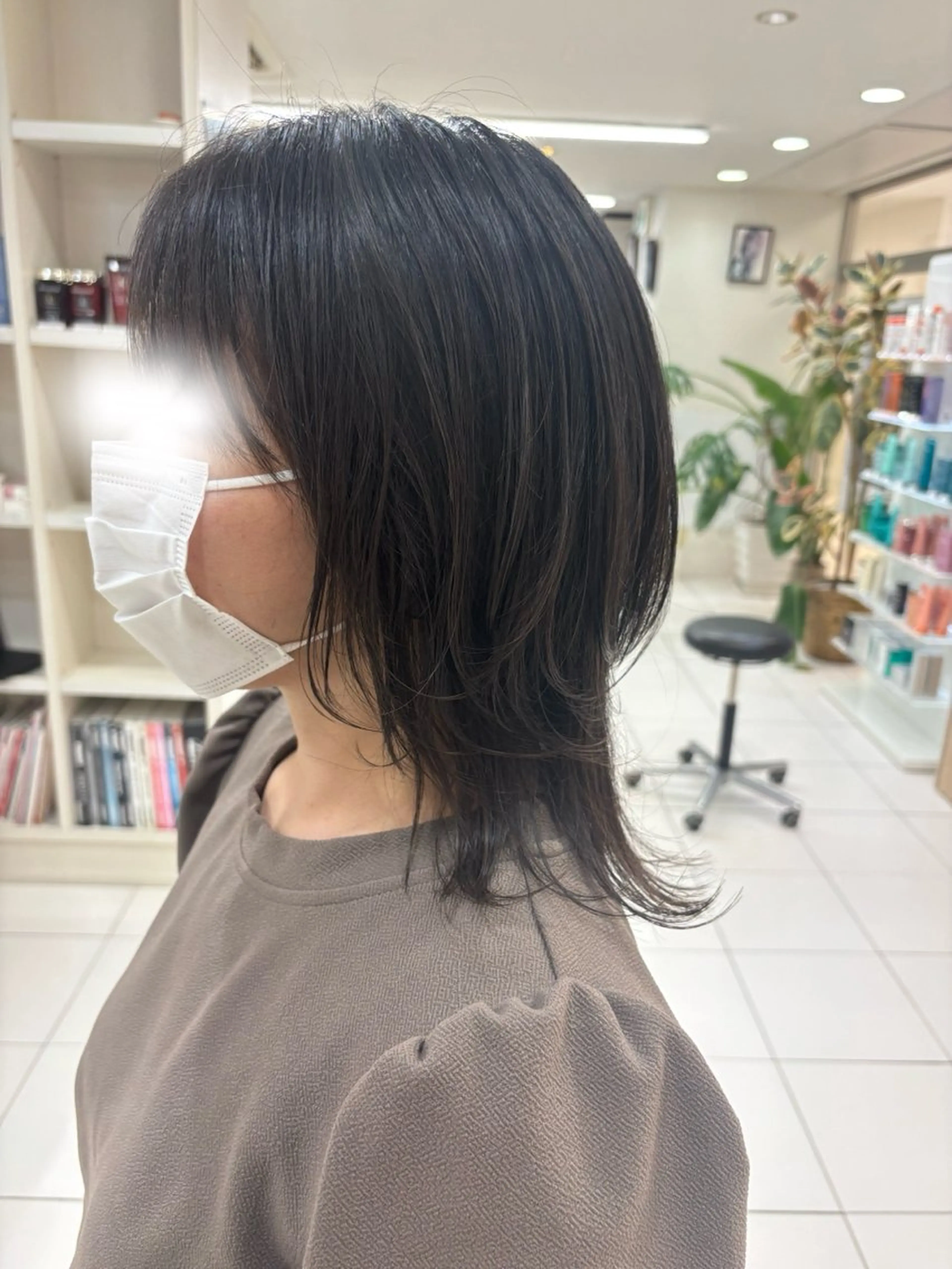 ミディアム くびれヘア TONI&GUY速寿 勇希のヘアスタイル