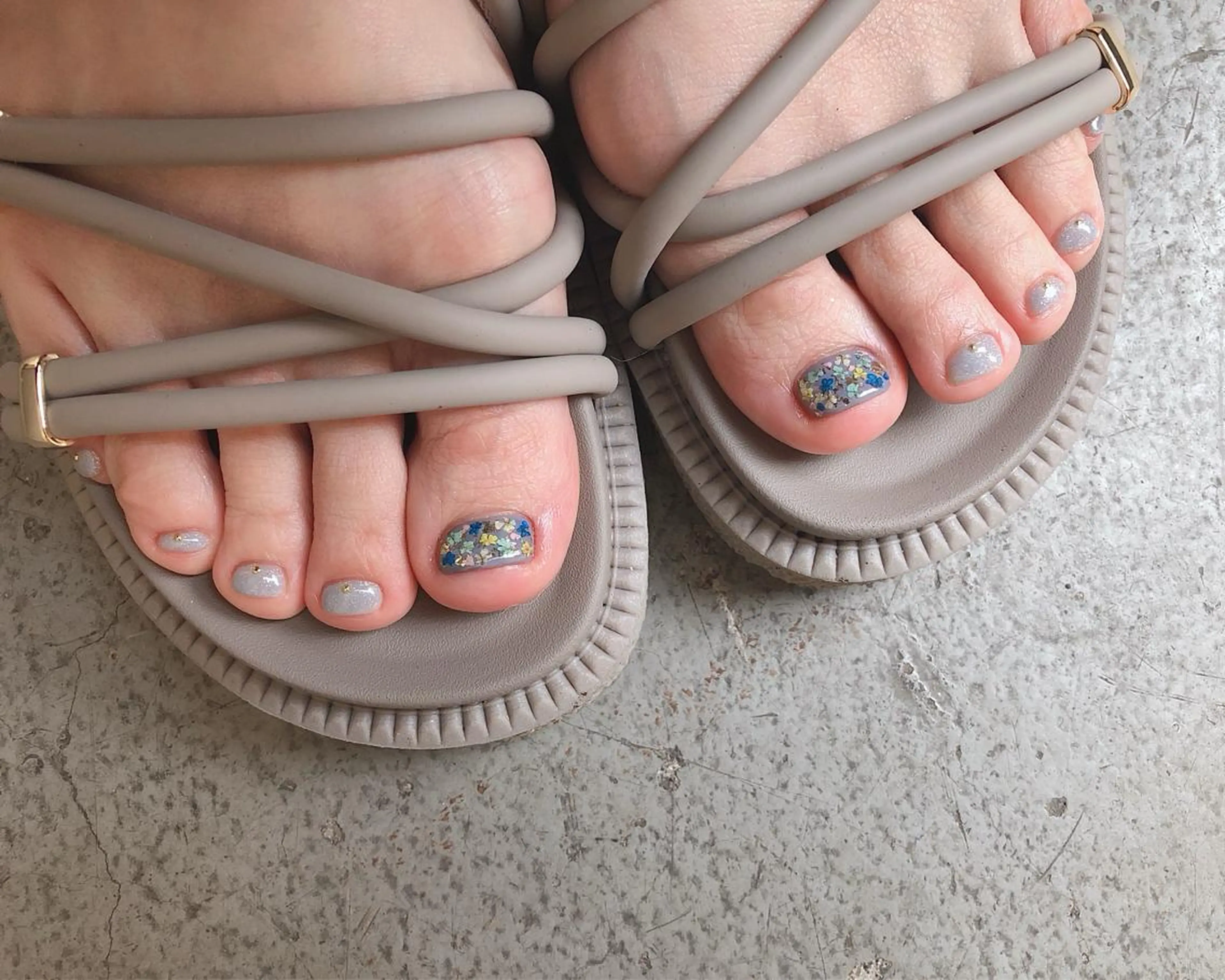 ネイル フットネイル saki_ nail heronのネイルデザイン